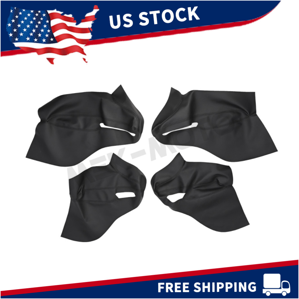 Inner Door Armrest Panel Black Leather Cover For Jeep Renegade 2015 2016 2017