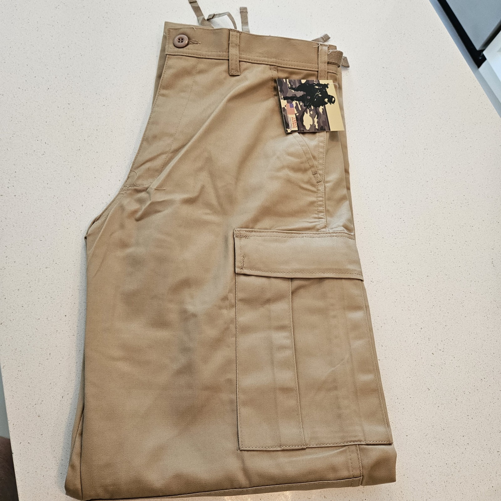 Urban Patrol Cargo / Tactical Pants Style #3904 Sz. Med 31 To 35 Color KAK  NEW