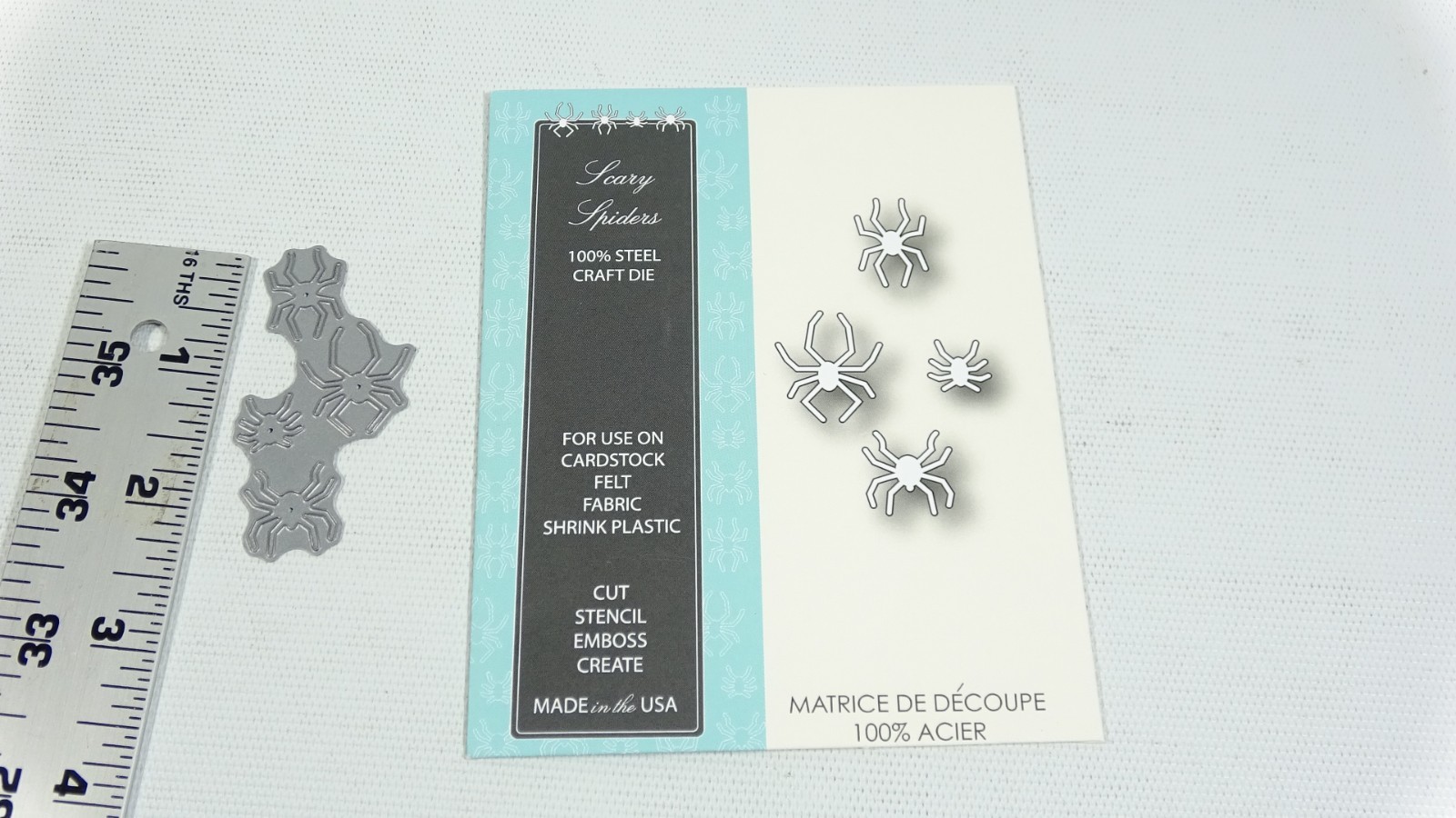 2013 Memory Box Craft Steel Die Scary Spiders 98704