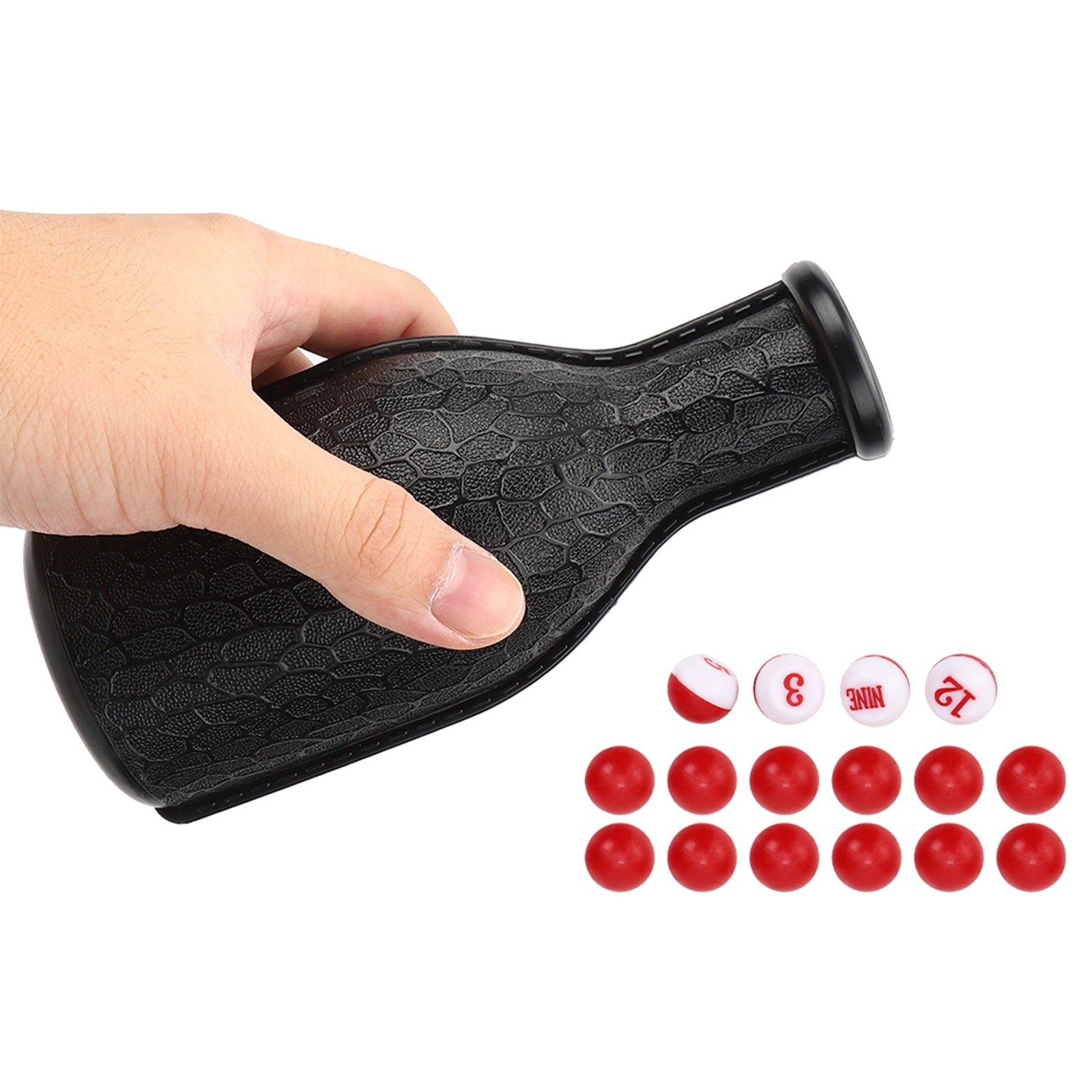 16 Numbered Tally Billiard Shaker Bottle Durable Rubber Home Entertainment For