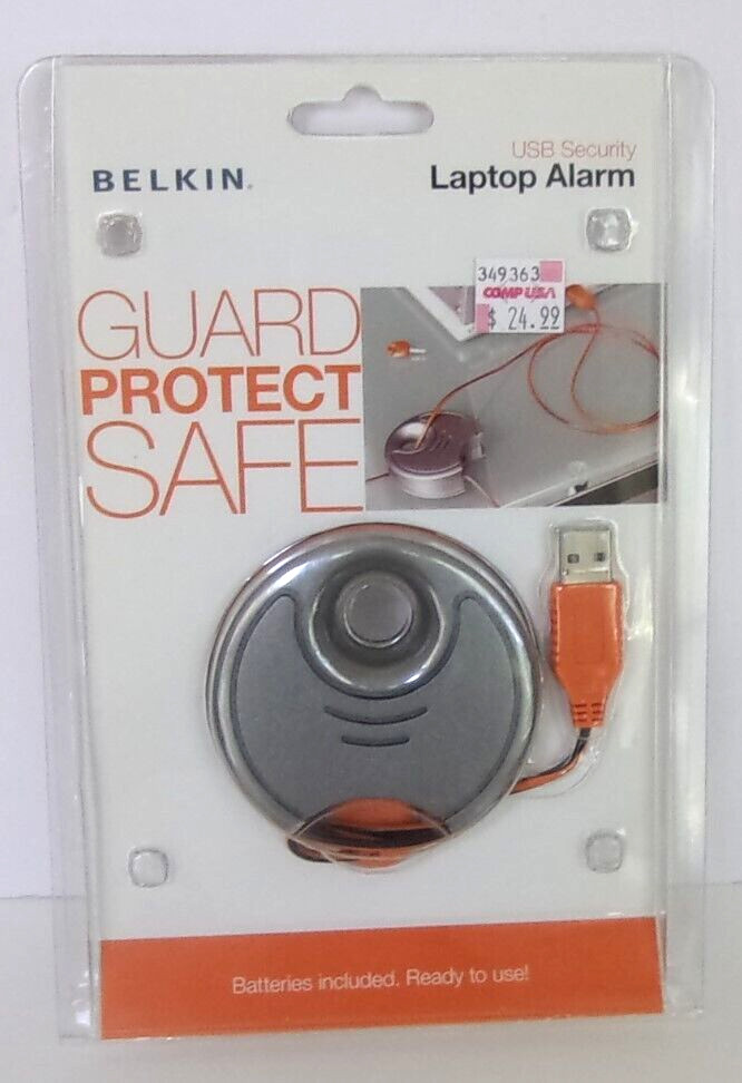 Belkin Laptop Alarm F5L013 Guard Protect Safe USB Security  **NEW/SEALED **
