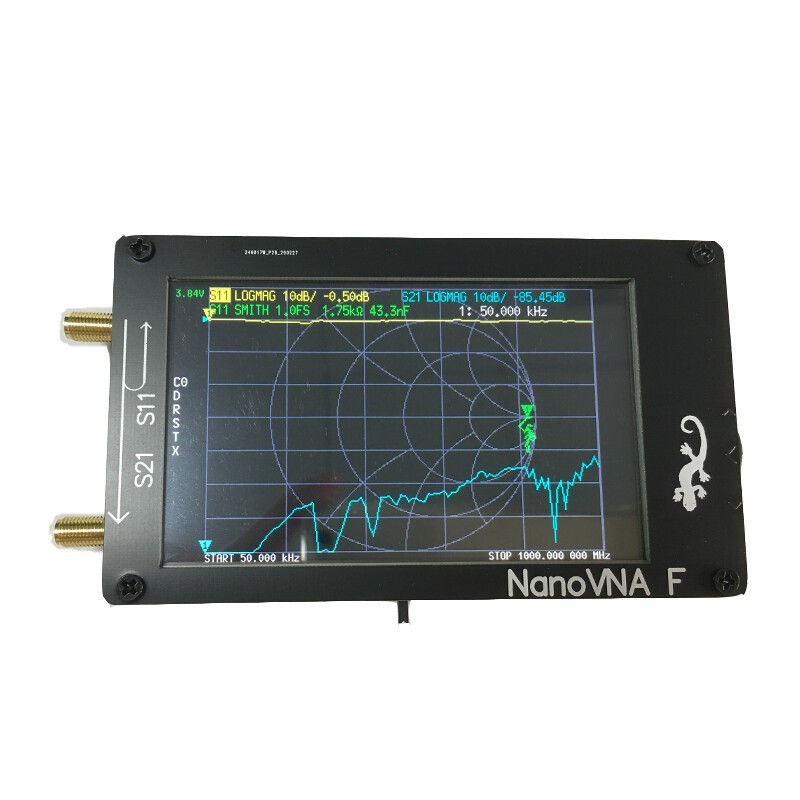 NanoVNA-F HF VHF UHF VNA 50KHz-1000MHz Vector Network Analyzer 4.3" LCD Display