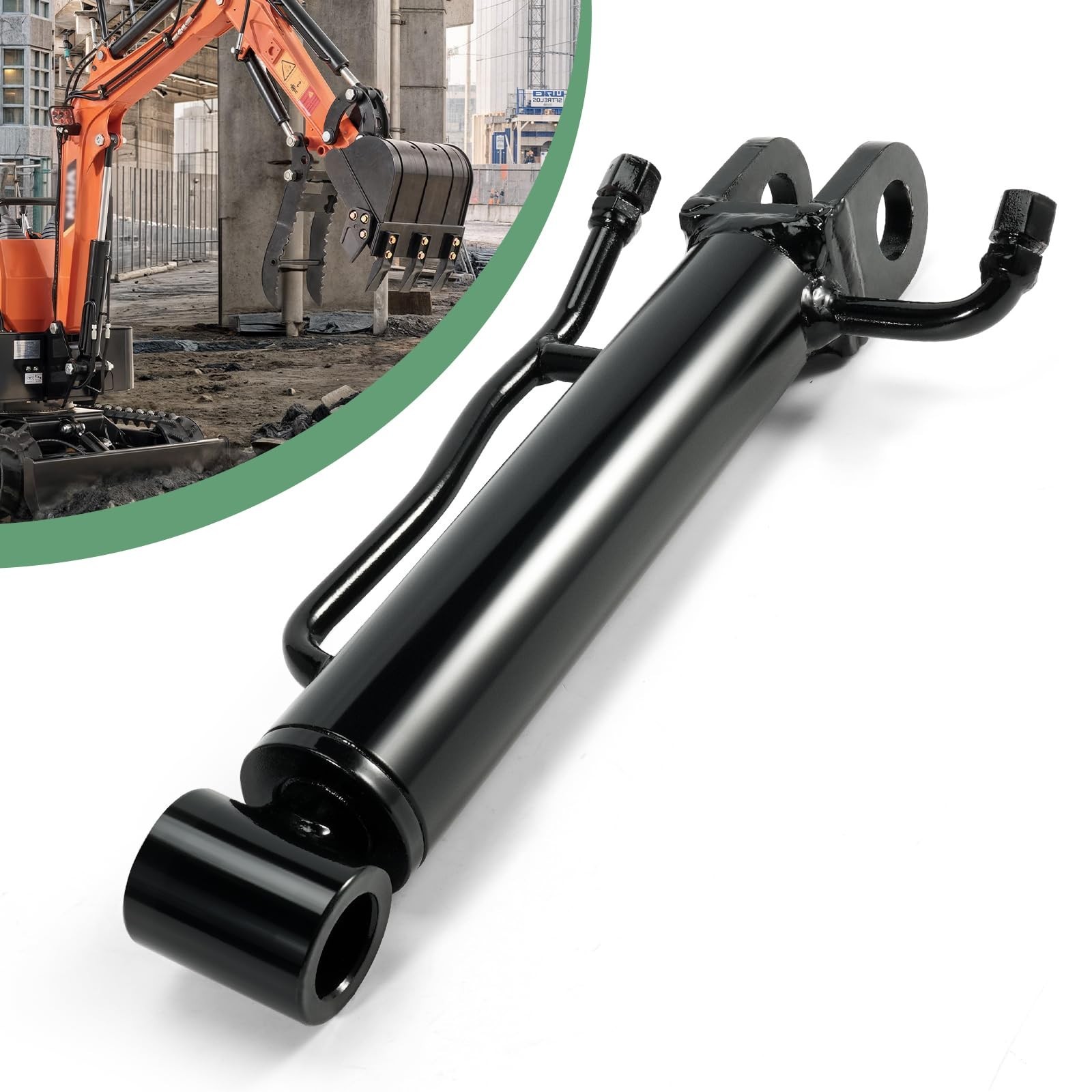 Mini Excavator Thumb Cylinder, Hydraulic Cylinder 25mm/0.98in, Compatible wit...