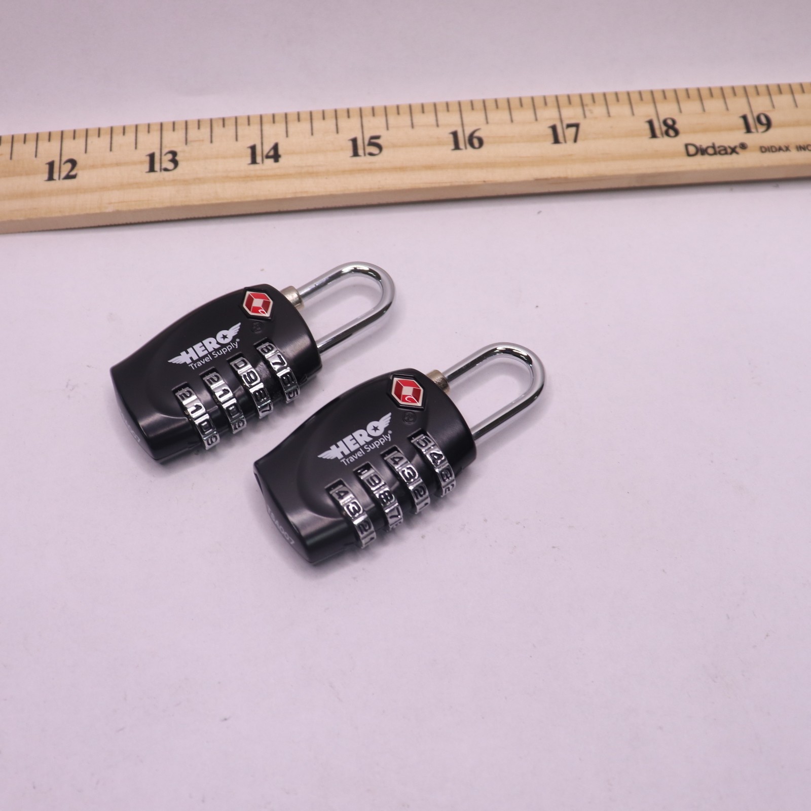 (2-Pk) Hero 4 Digit Combination Padlock
