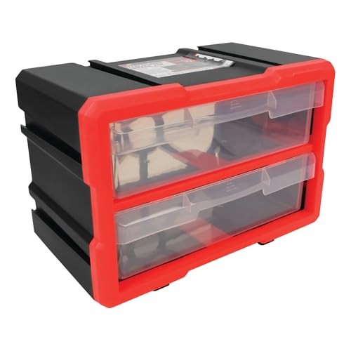 W5910 2-Drawer Interlocking Storage Bin