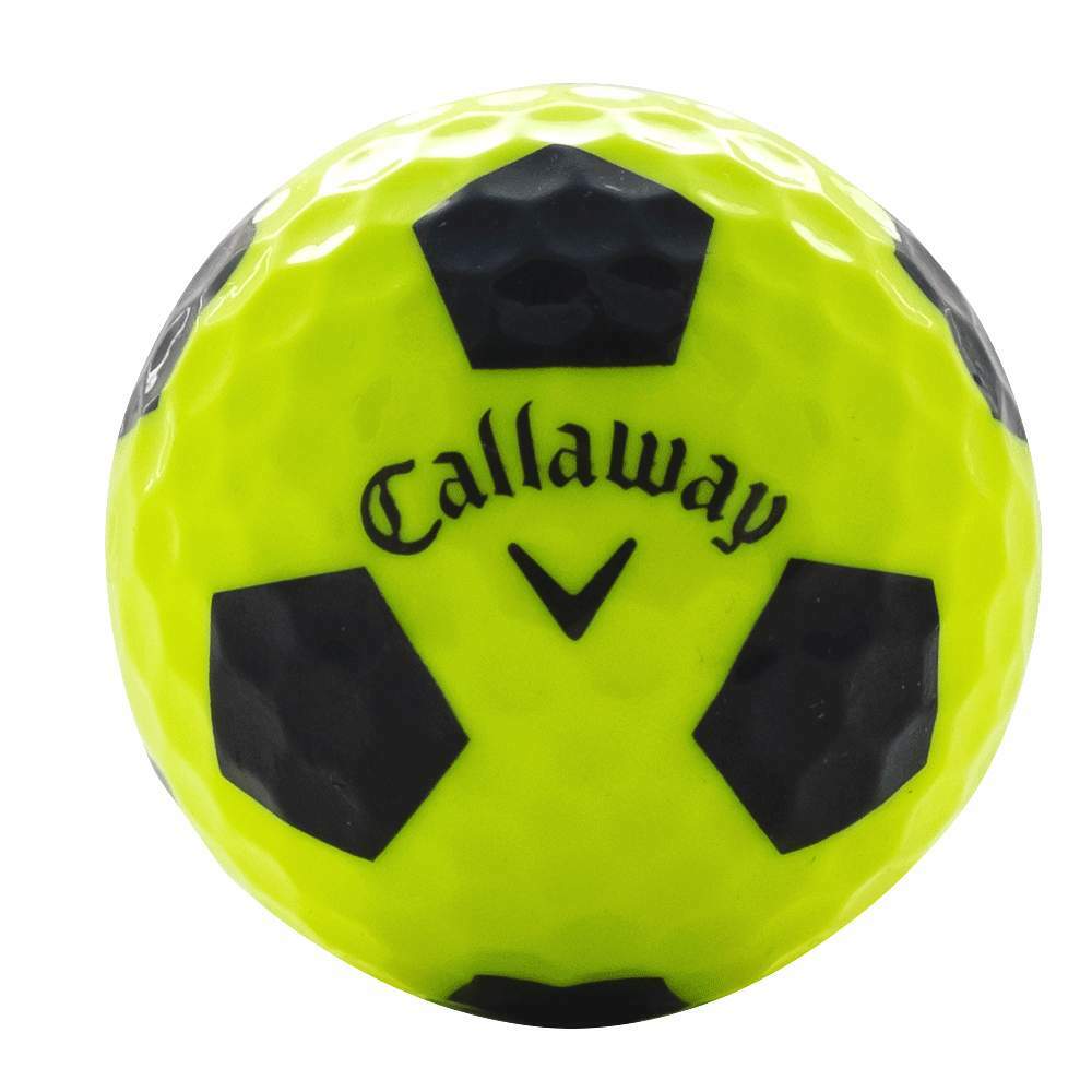 Callaway Chrome Soft Truvis Yellow/Black AAAAA Mint 12 Used Golf Balls 5A