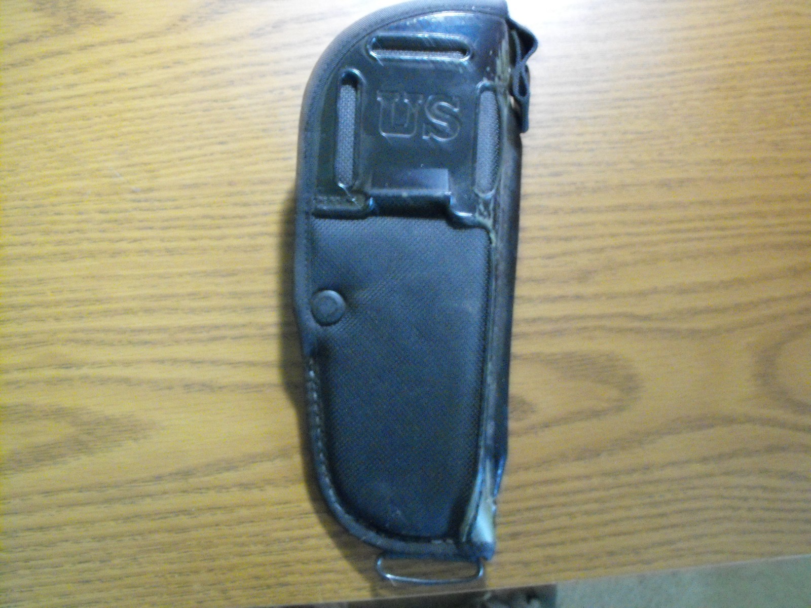 REDUCED!!  MILITARY HOLSTER (M9) 9MM M-12 style, black, used