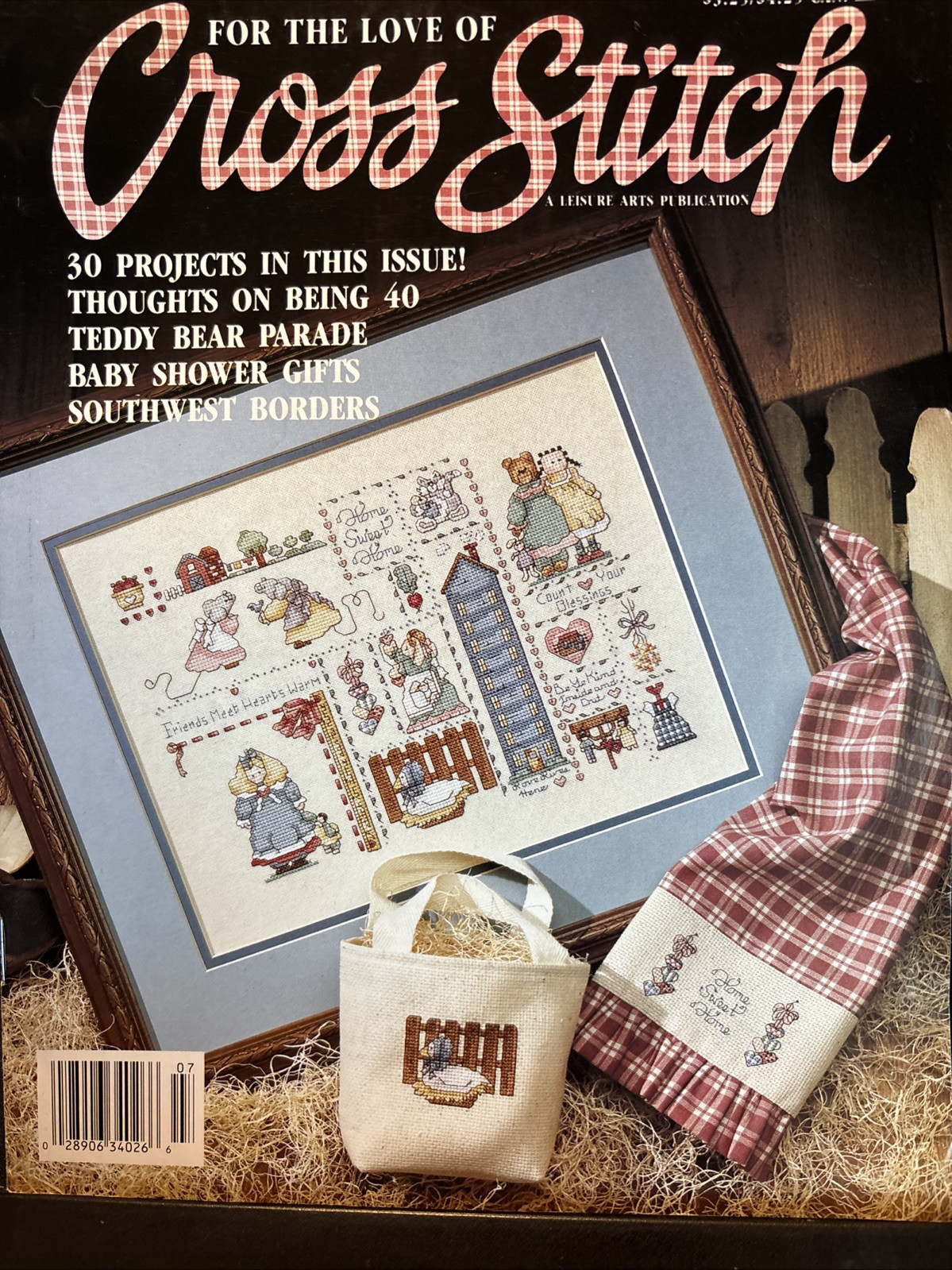 For The Love Of Cross Stitch Magazine July 1990