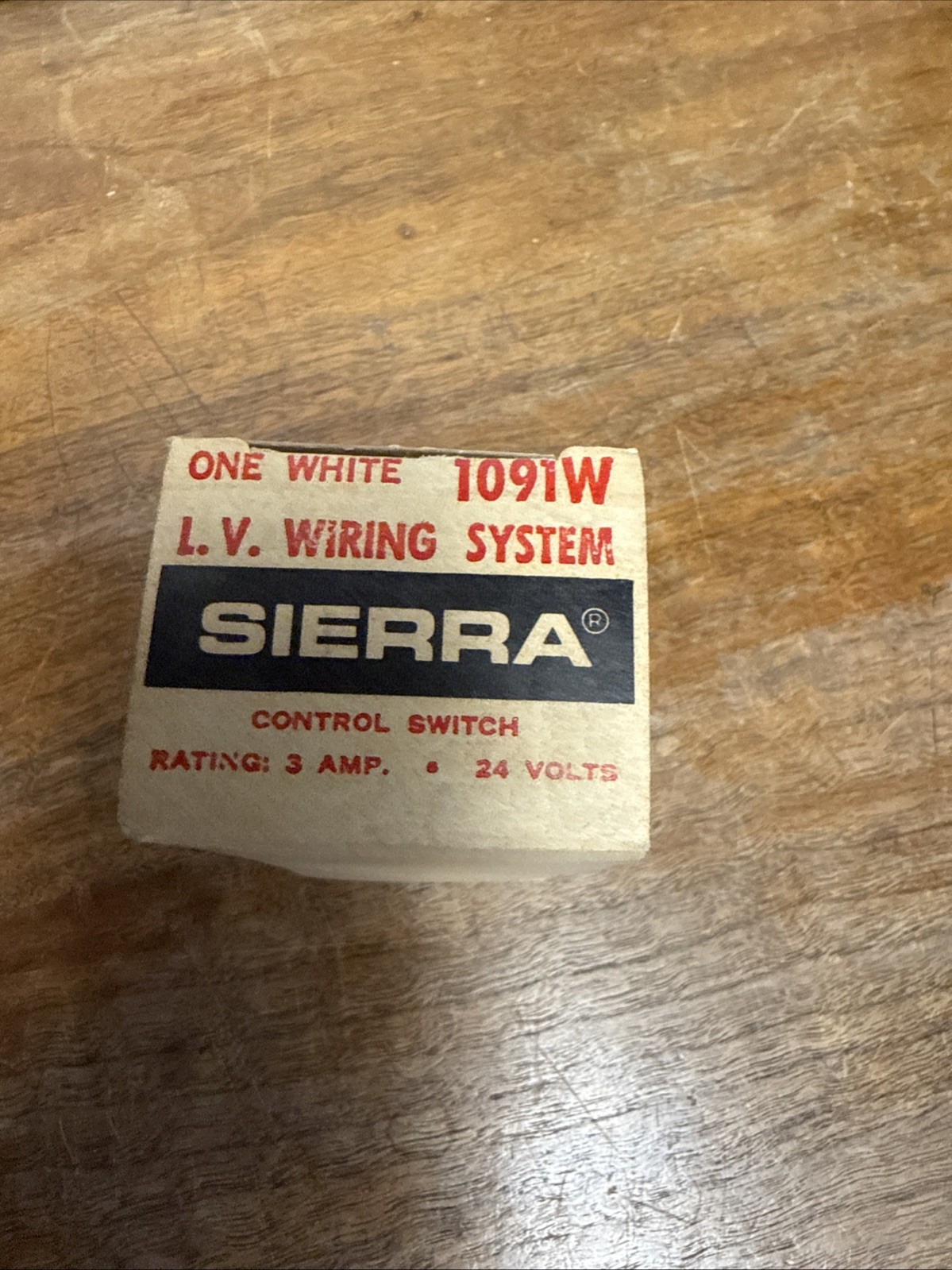 Sierra 1091-W NIB Low Voltage Control Switch 3A 24V See Pics #A5