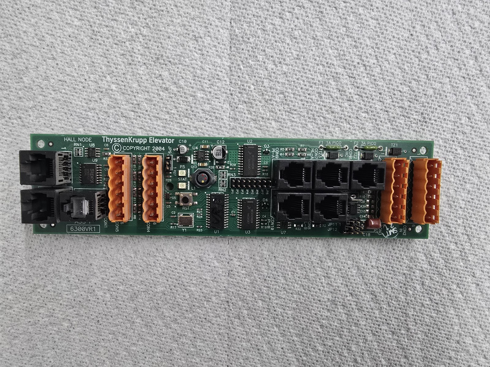 Thyssen Krupp 6300 VR1 Elevator Hall Board Tested