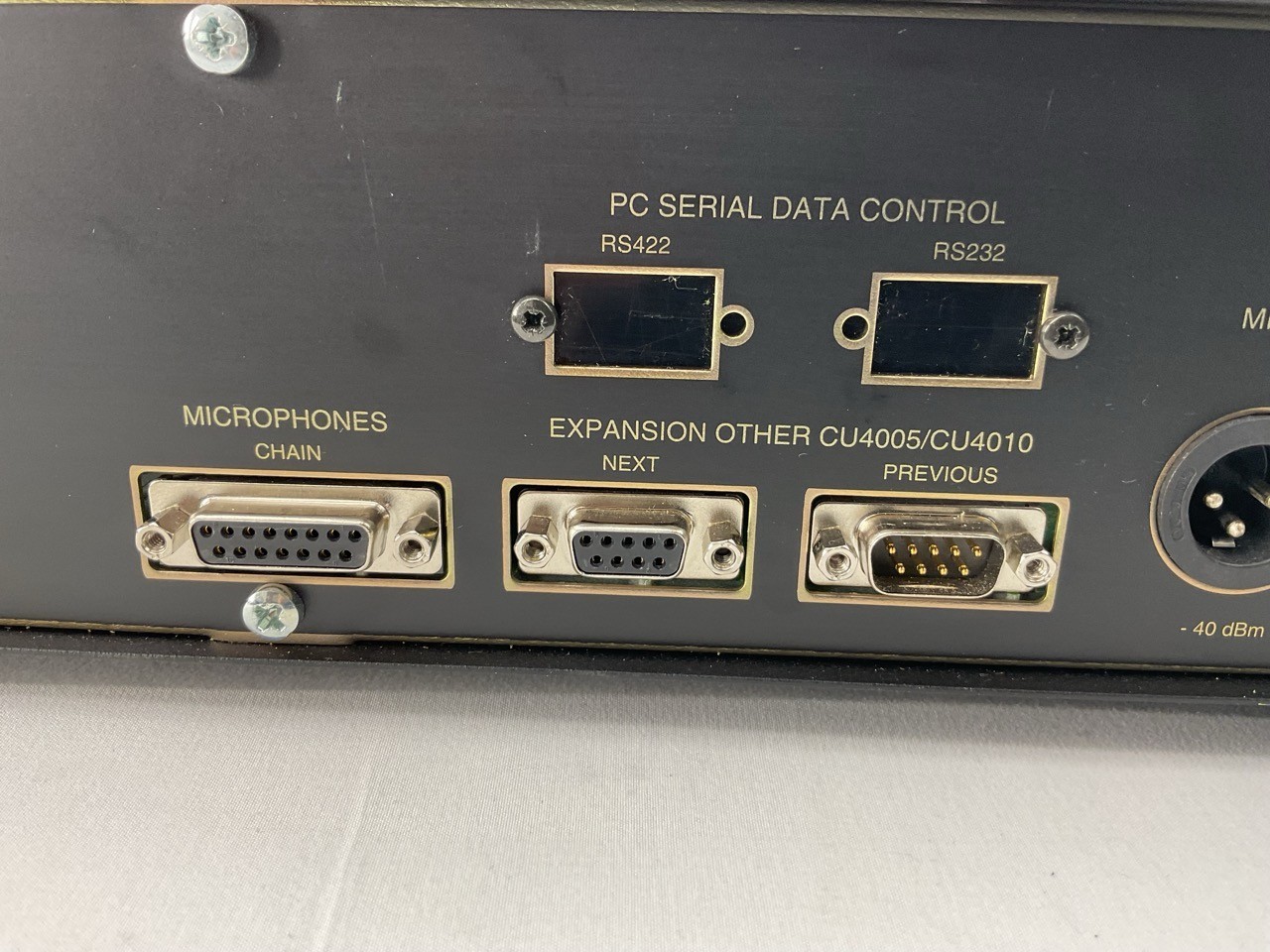 Danish DIS CU4005 Central Unit Conference System Interpretation Audio Control