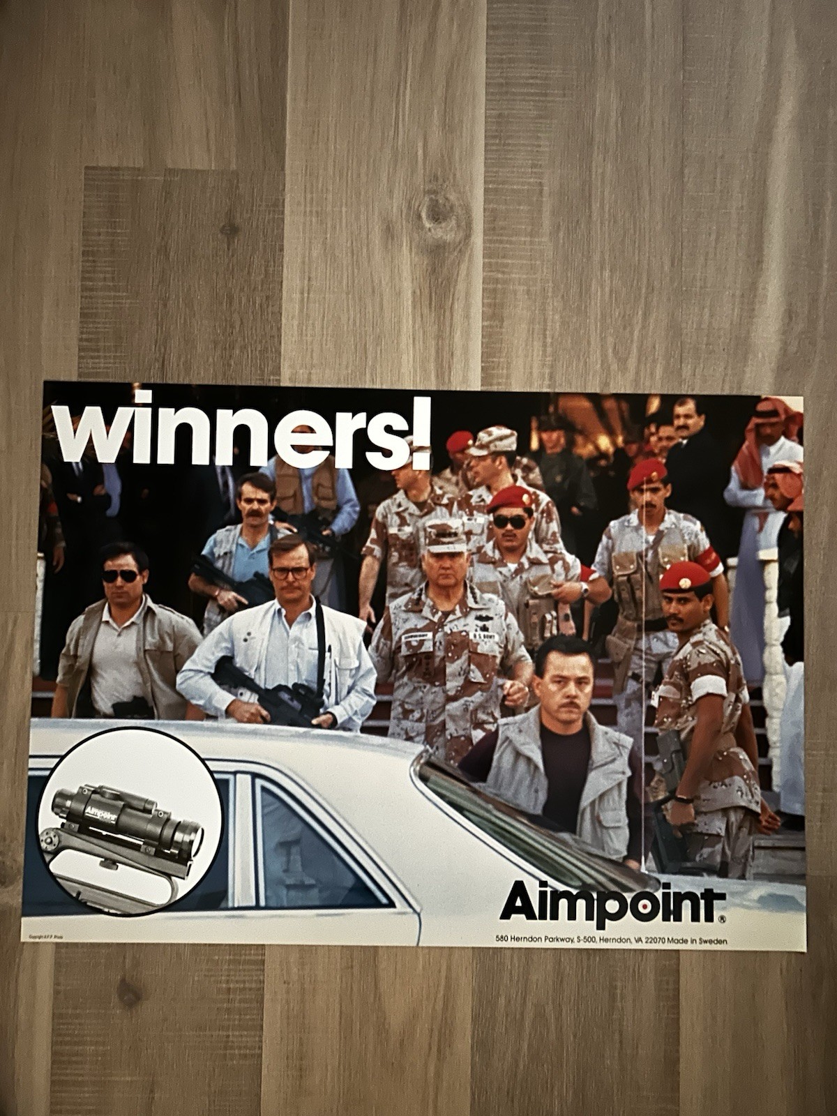 Desert Storm Aimpoint Poster (Rare)