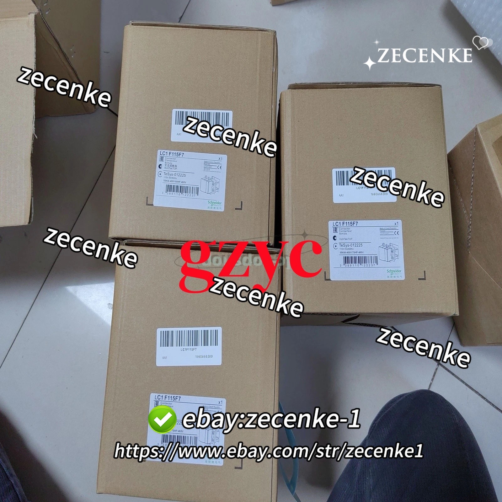 1PCS New LC1F115F7 Contactor Fast shipping FedEx or DHL