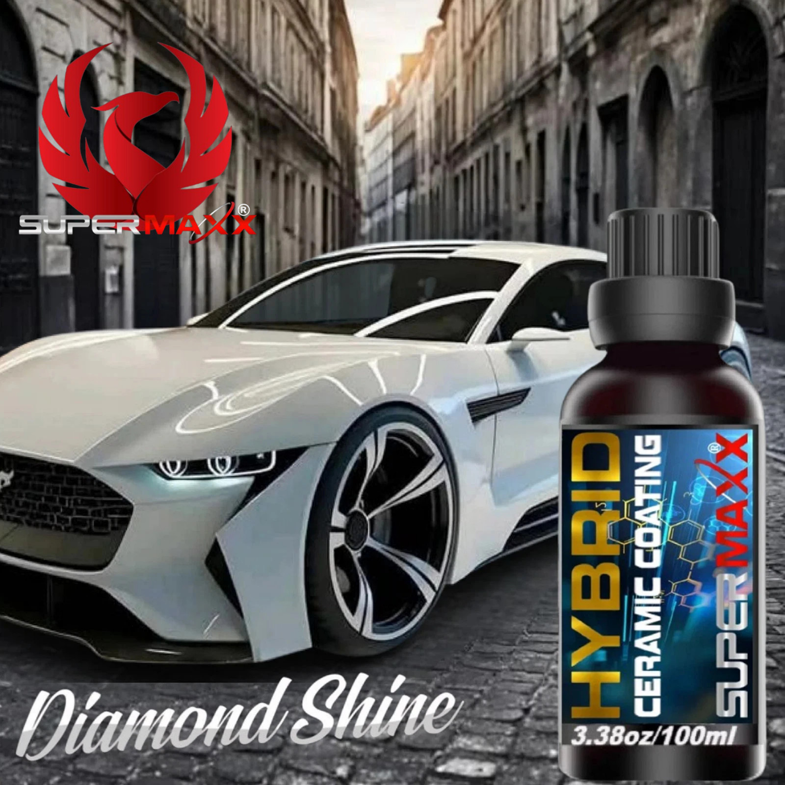 CERAMIC CAR COATING WORLD'S STRONGEST SCRATCH RESISTANT PAINT PROTECTION -"100ML