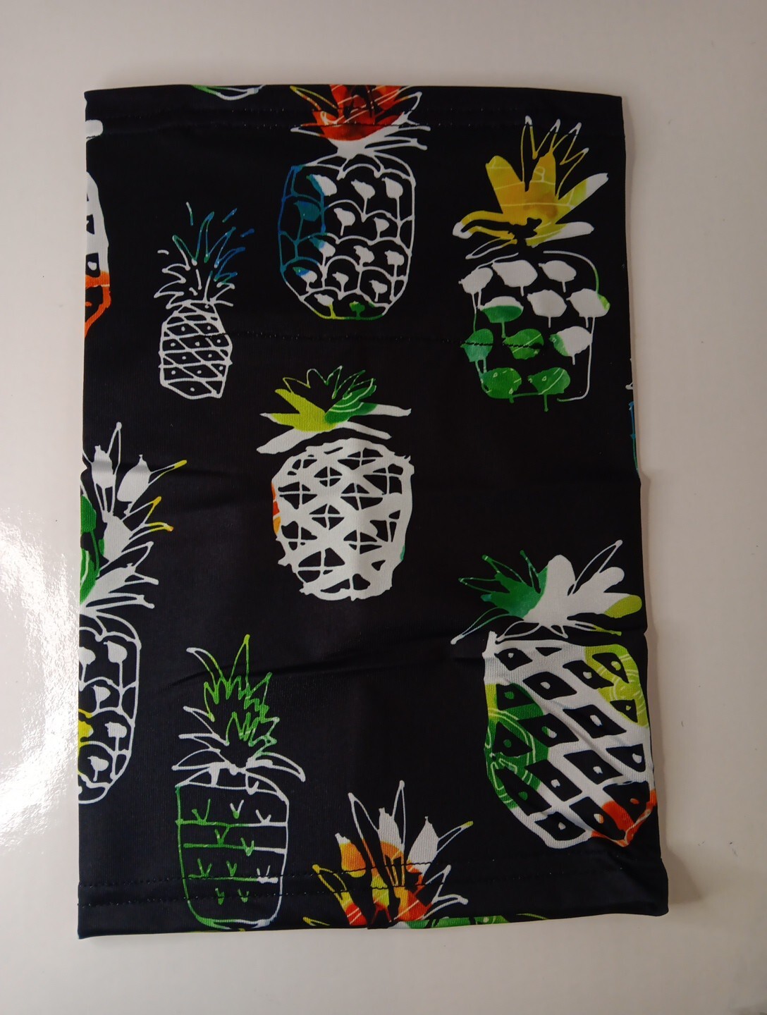Kids Pineapple Neck Gaiter With Filter Pocket For PM2.5 Filter (Not Included)