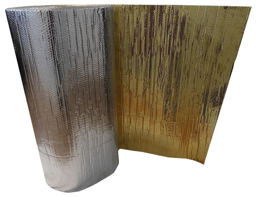 REFLECTIVE GOLD SILVER FOIL Double BUBBLE ROLL Insulation 2x10 HEAT RESISTANT