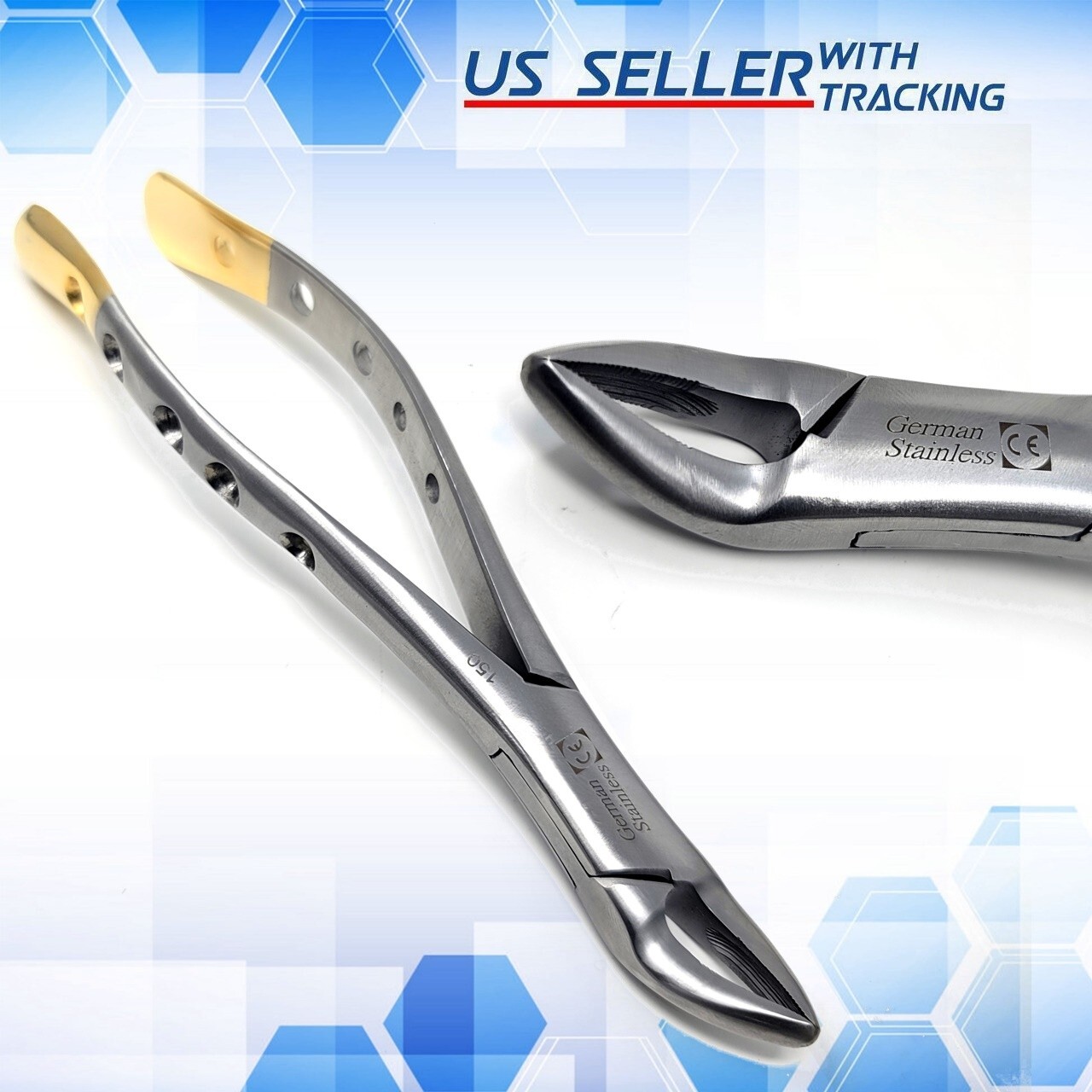 German Dental Universal Extracting Forcep #150 Upper Incisor Root Teeth Surgical