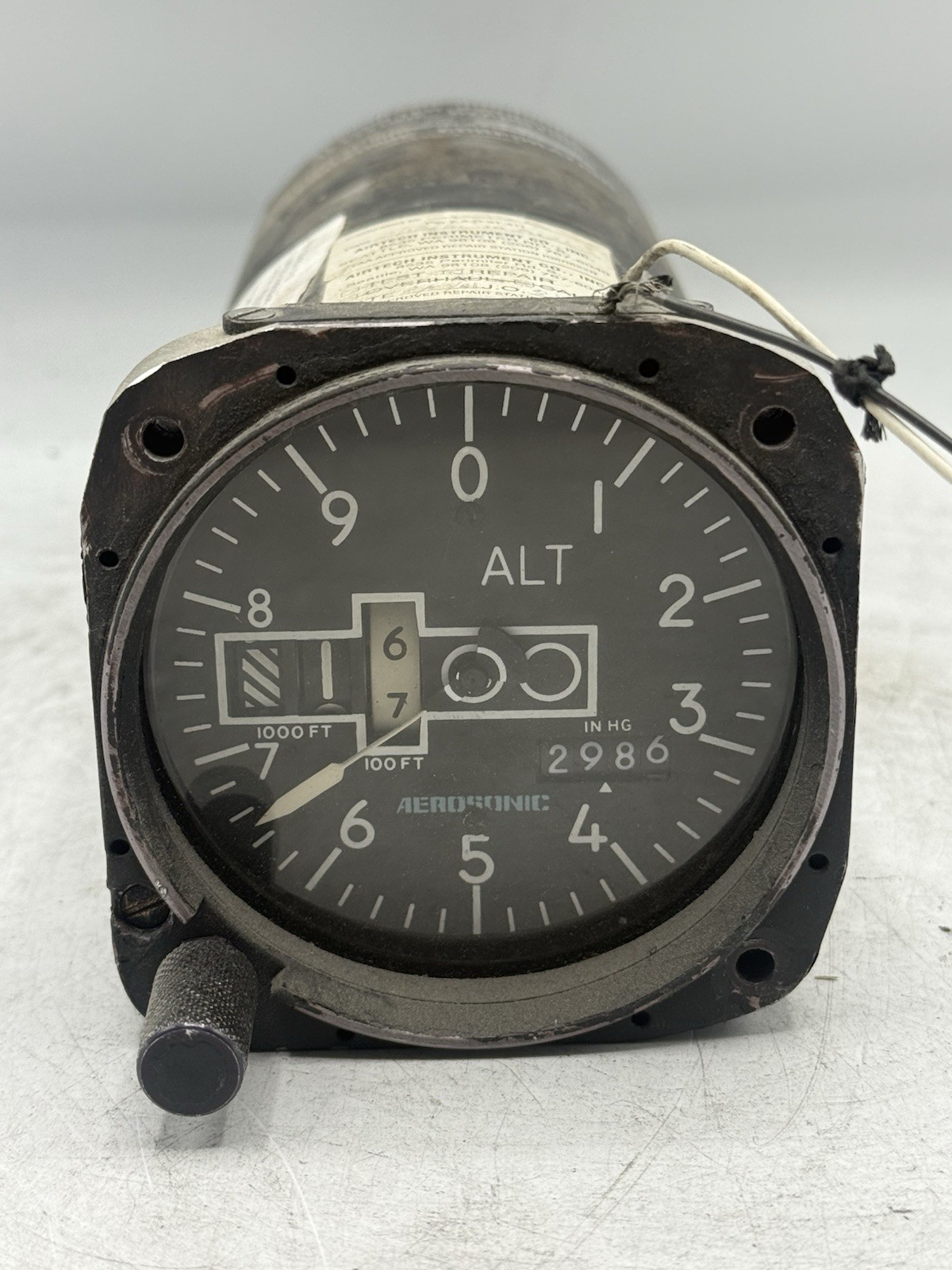 AEROSONIC PRESSURE ALTITUDE REPORTING ENCODING ALTIMETER 101435-11719 READ