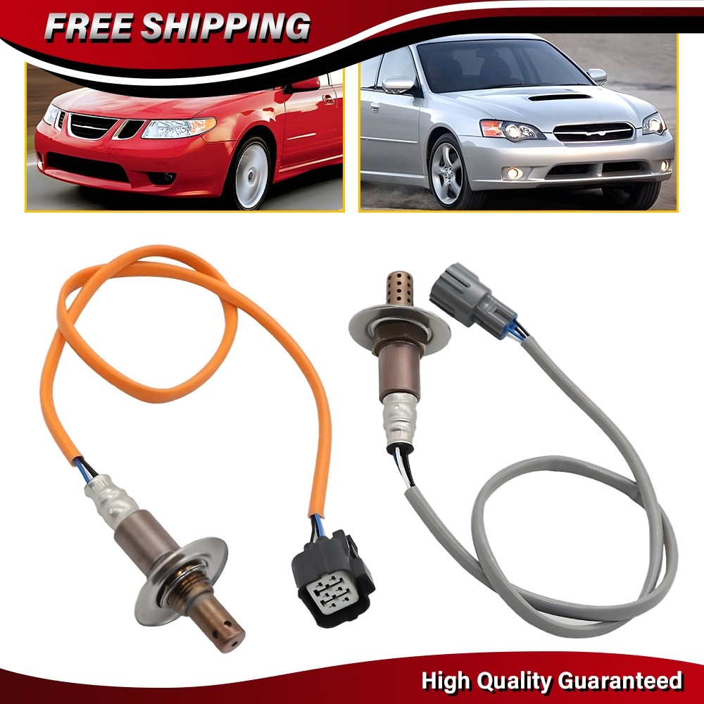 2PCS Upstream & Downstream O2 Oxygen Sensor For 2006-2009 Subaru Legacy 2.5L