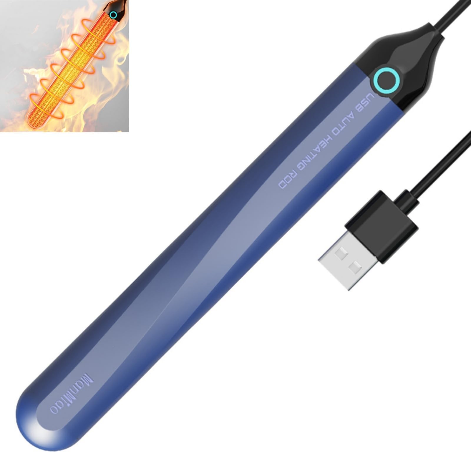 USB Space Heater Stick Pad Automatic Temperature Control 46℃ Heating Uniform ...