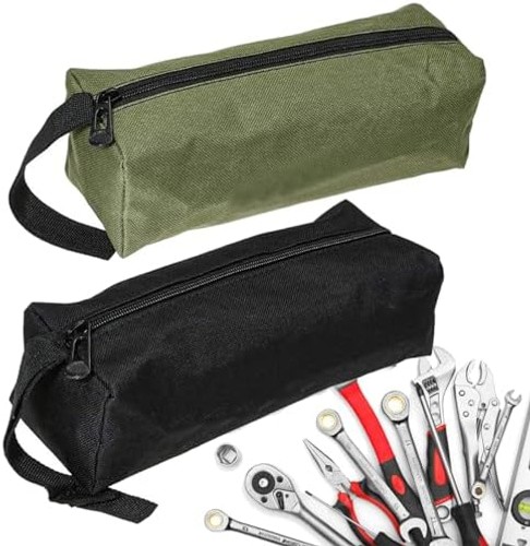 Tool Pouch Bag 2 Pcs Canvas Tool Pouch,Multi-Purpose Tool Bags, Multi-Purpose...