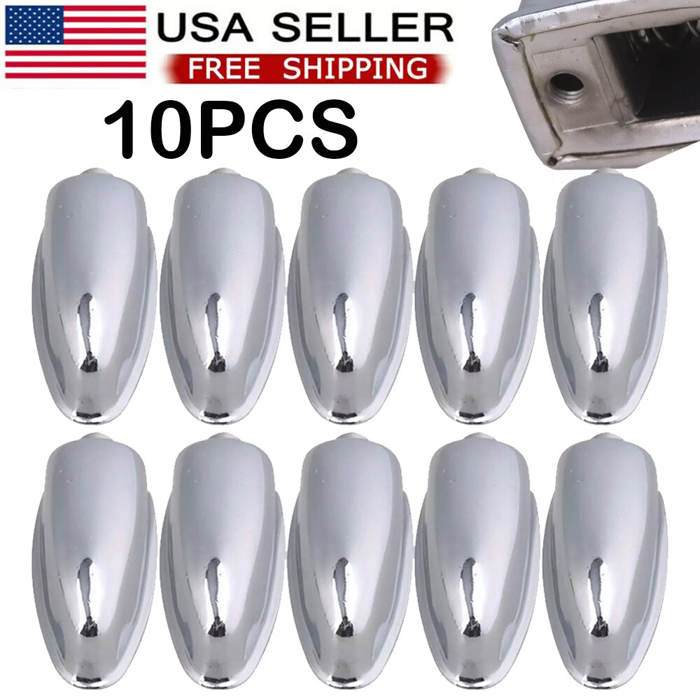 10Pcs 5.2X2.5X2Cm Triangle Alloy Silver Single End Snare Drum Lugs for Tom Drum