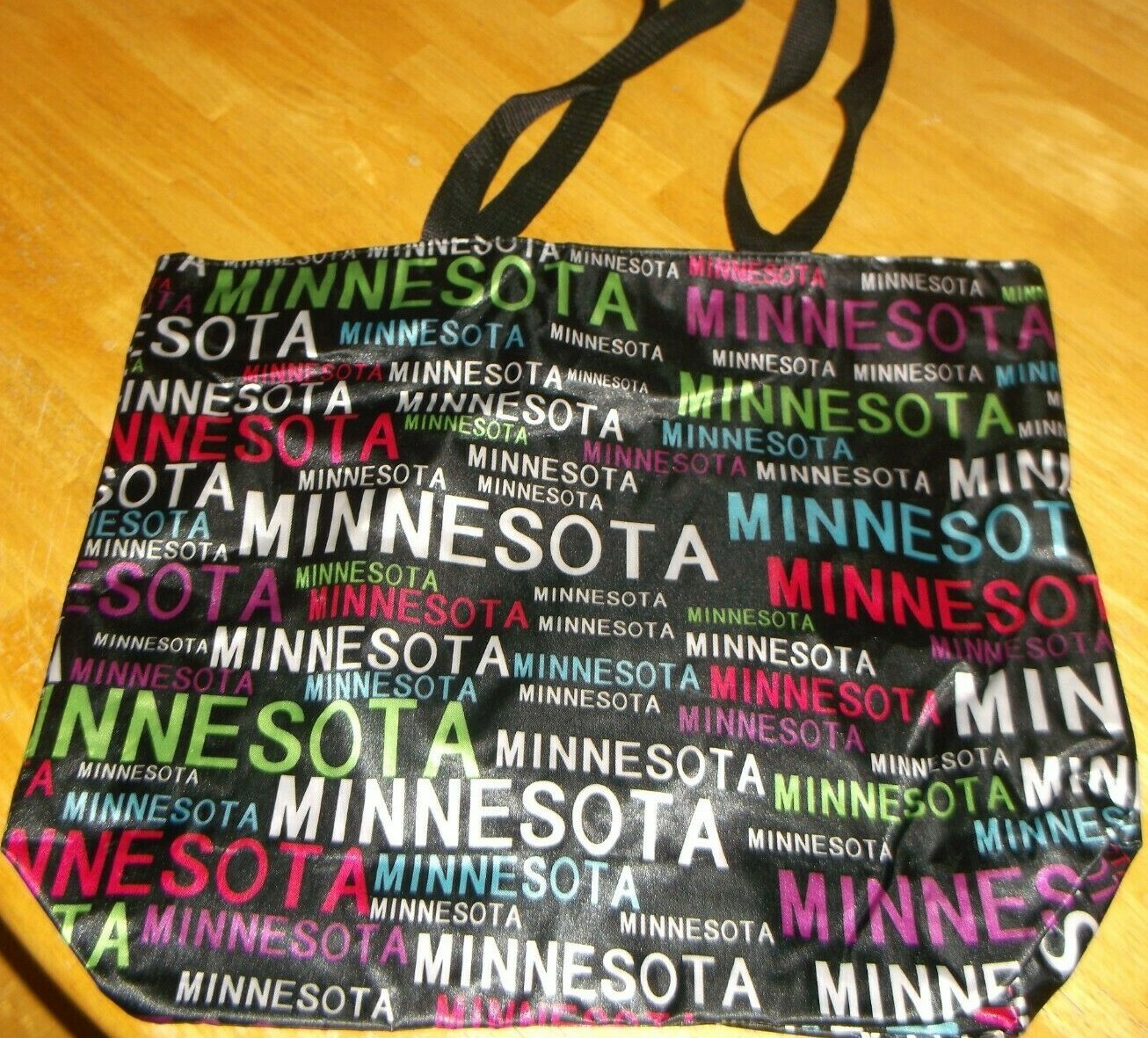 NEW WATERPROOF MINNESOTA LINED TOTE OR PURSE 18 X 14 WITH ZIPPER