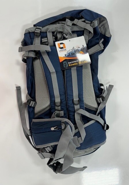 ** LEDGE OUTDOORS ** HIKING BACKPACK ' 30L WITH HYDRATION BLADDER '-NEW BLUE