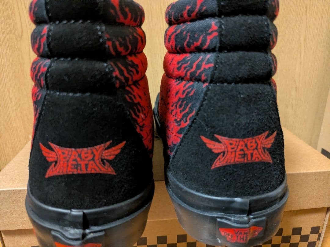 VANS × BABYMETAL SK8-HI Black/Red Japan Exclusive