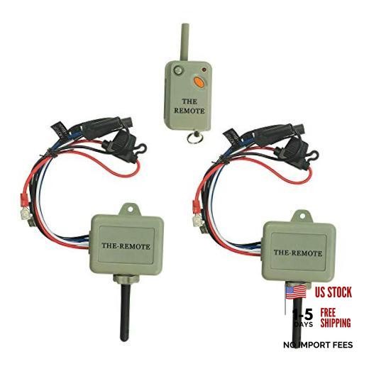 Twin Pack Game Feeder Remote Control for 6-Volt and 12-Volt Feeders