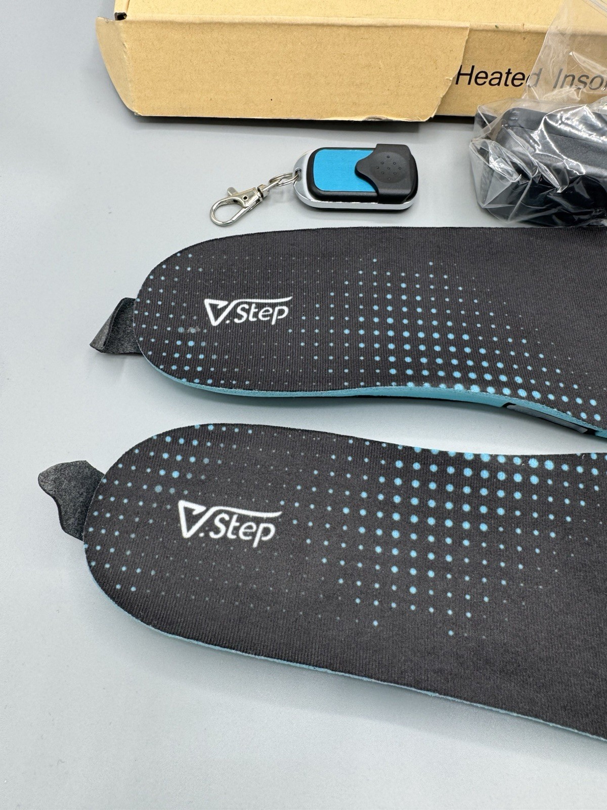 V.Step Heated Chargeable Insoles With Remote Model R6-1 Size Large