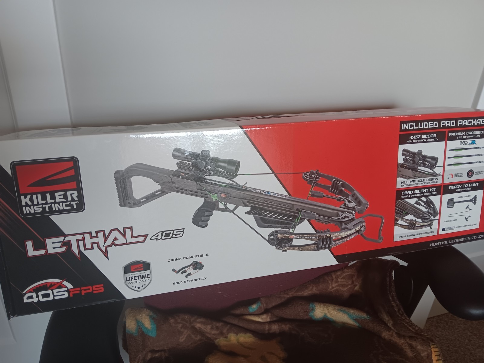 Killer Instinct Lethal 405 4x32 scope Crossbow Package