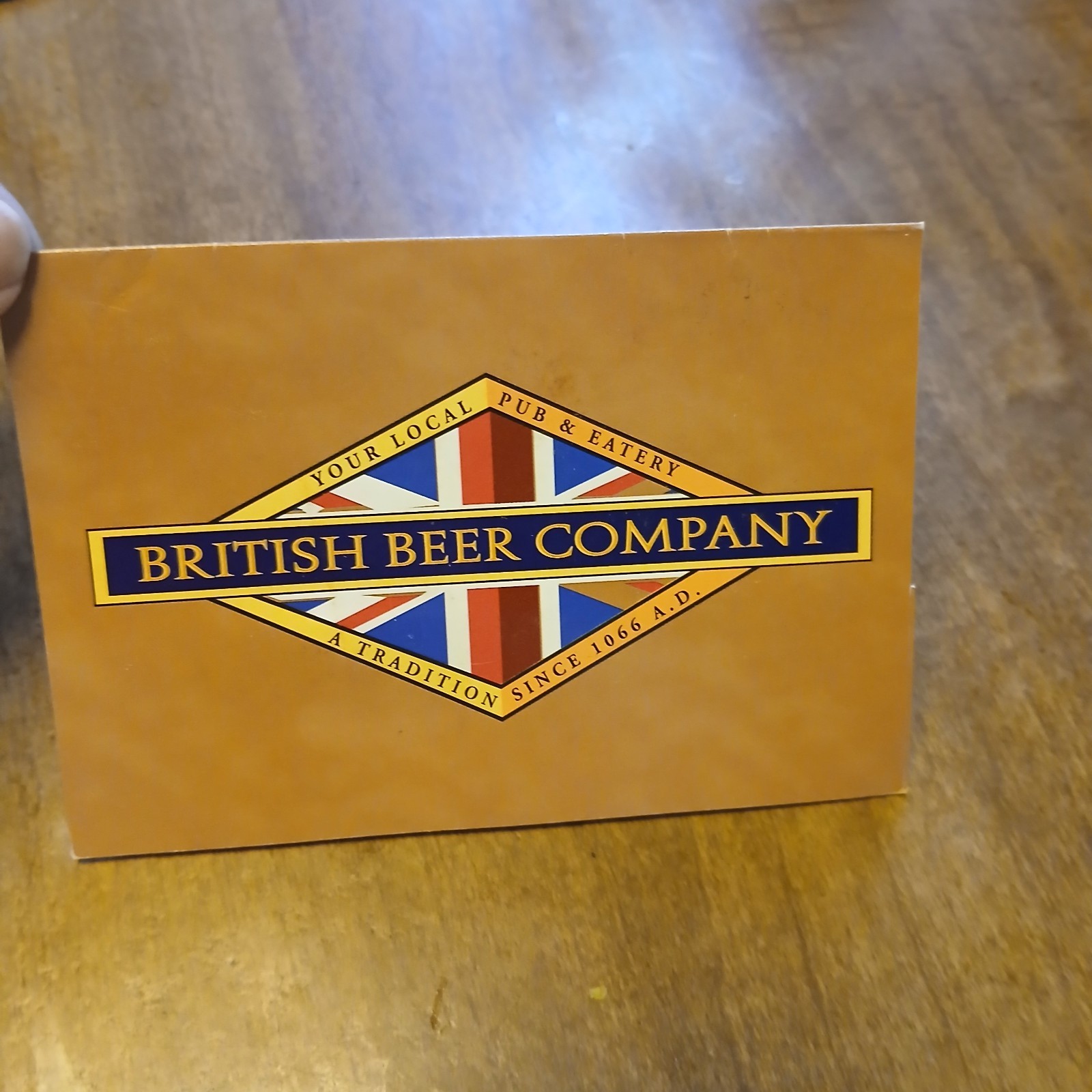$25 British Beer Company Plymouth MA Restaurant Tavern Gift Card