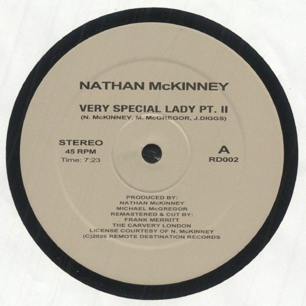 Nathan McKinney - Very Special Lady Pt. II (12")