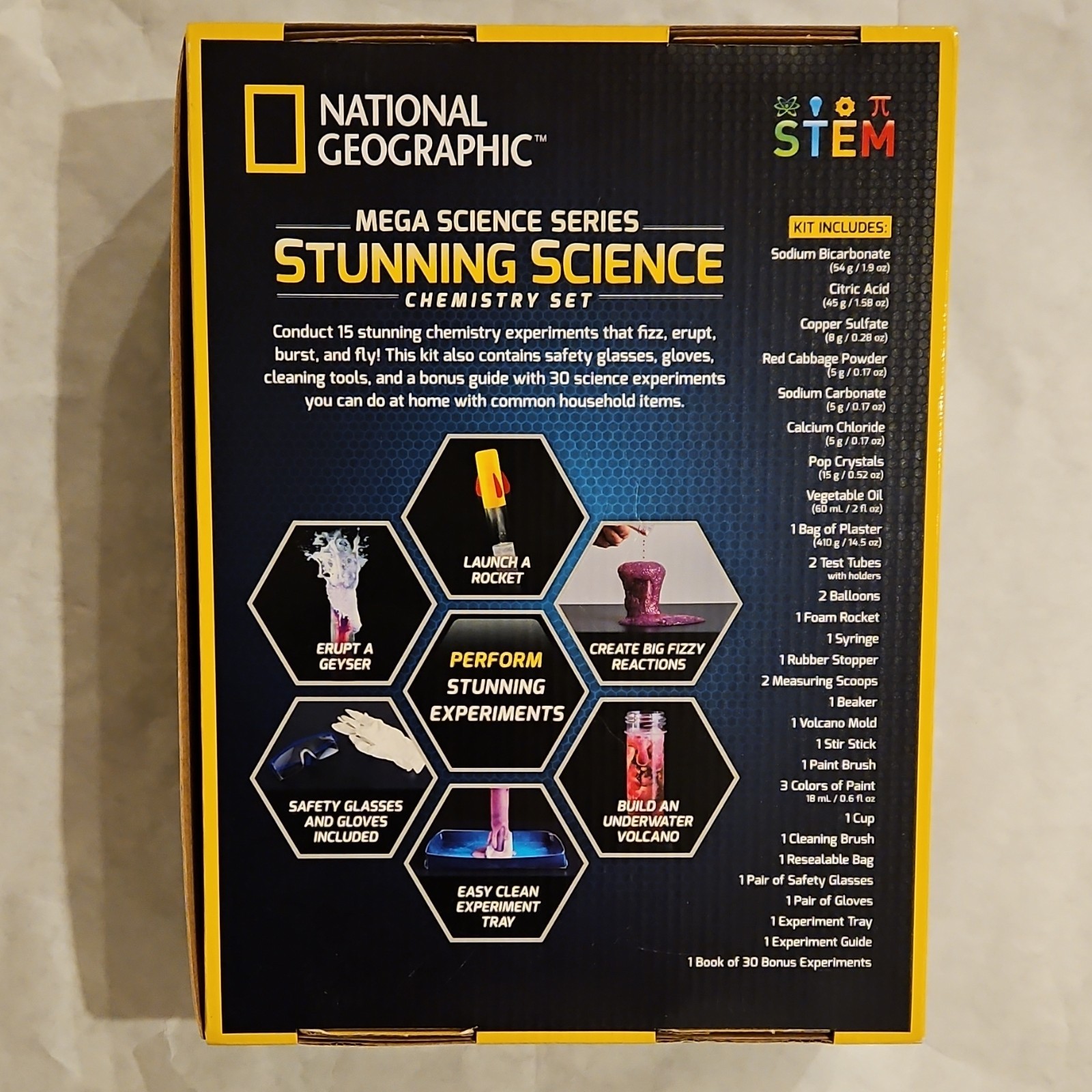 National Geographic Mega Science Chemistry Set - 45 Experiments