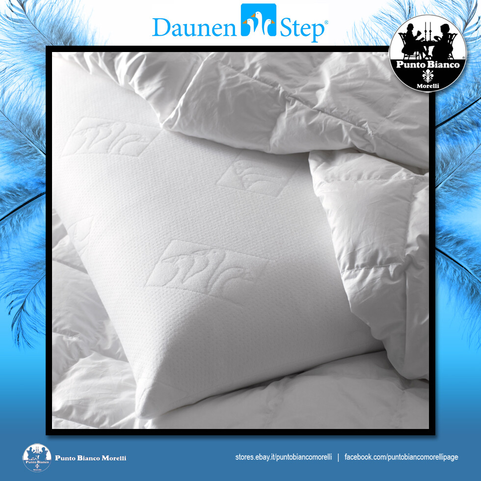 DAUNENSTEP | COMFORT PLUS Set 2 federe cuscini letto copricuscini rettangolari
