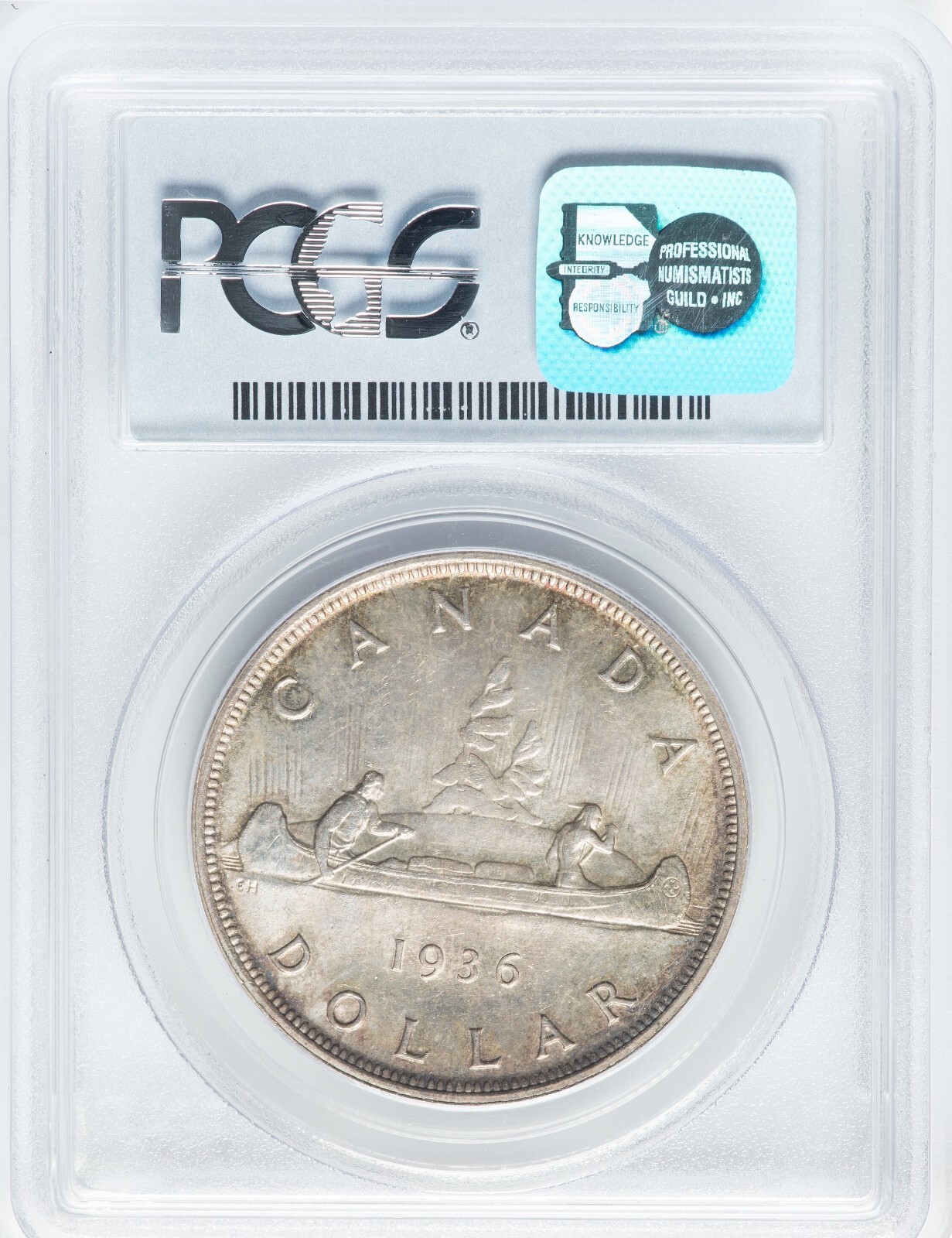 Canada 1936 Silver Dollar - PCGS MS-64 - SUPERB ORIGINAL SURFACES - LOOKS GEM!