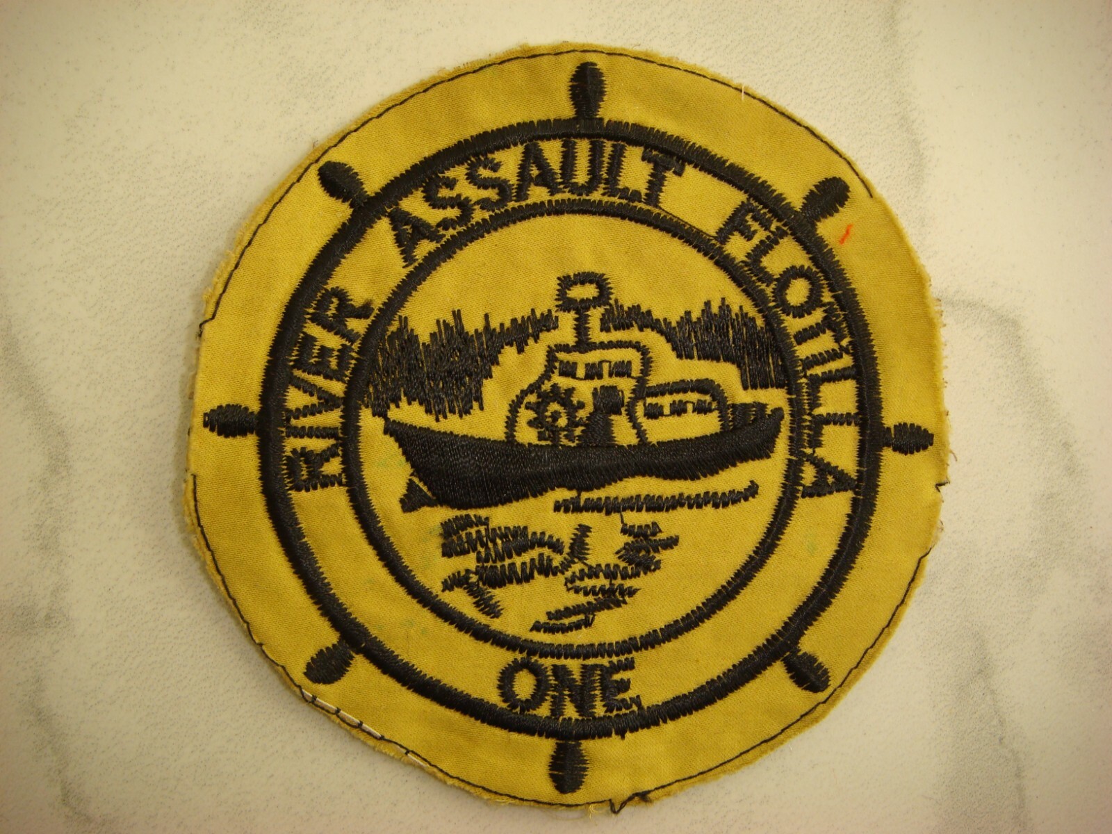 US NAVY RIVER ASSAULT FLOTILLA ONE, VIETNAM WAR PATCH