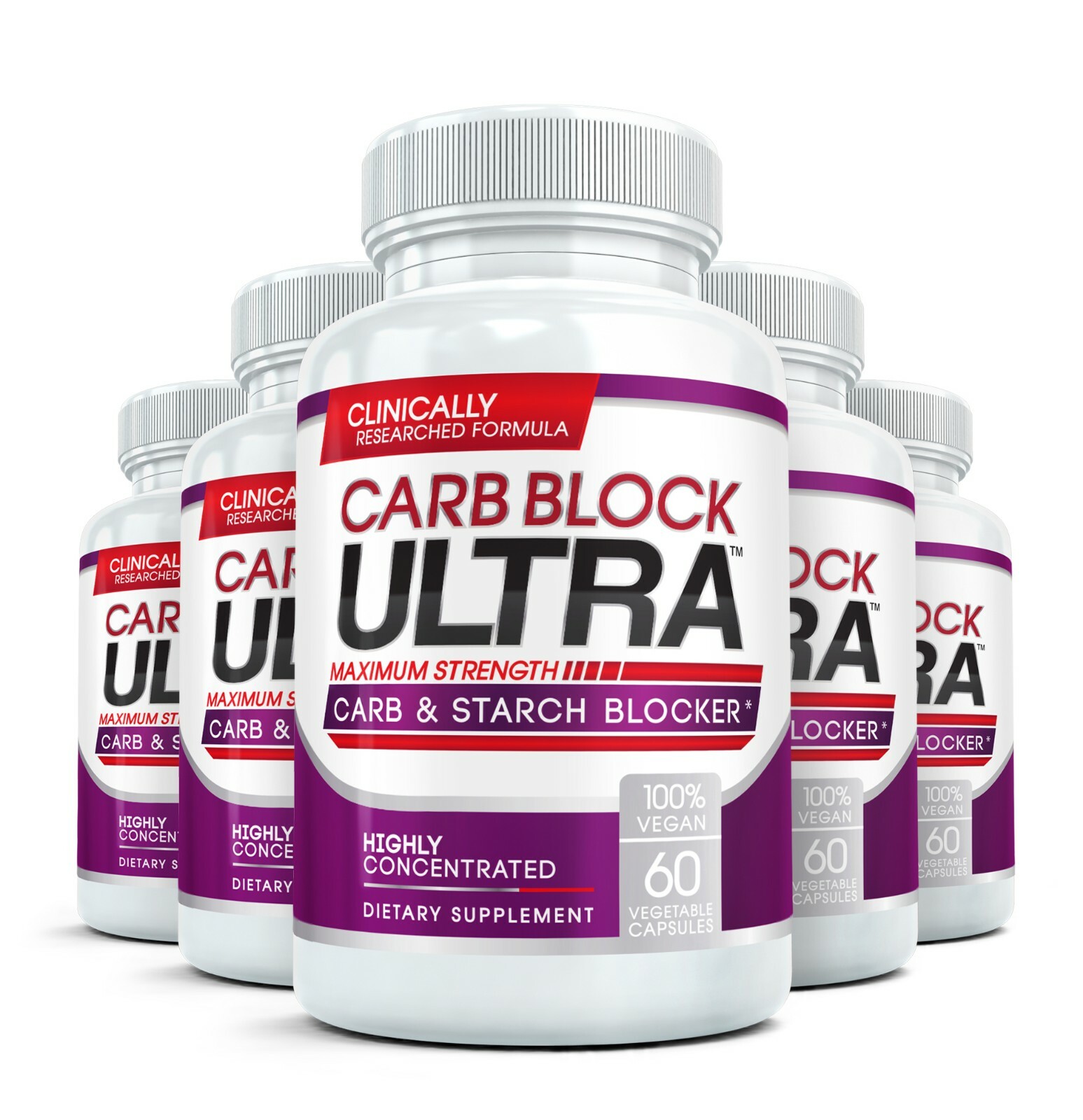 5x CARB BLOCK ULTRA: Best Starch Blocker & Keto Diet Cheat Pills for Weight Loss