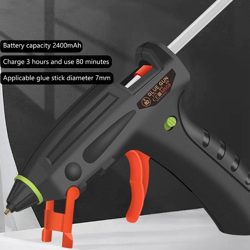 Cordless Hot Glues Guns Fast Heating Rechargeable for DIY and Projects