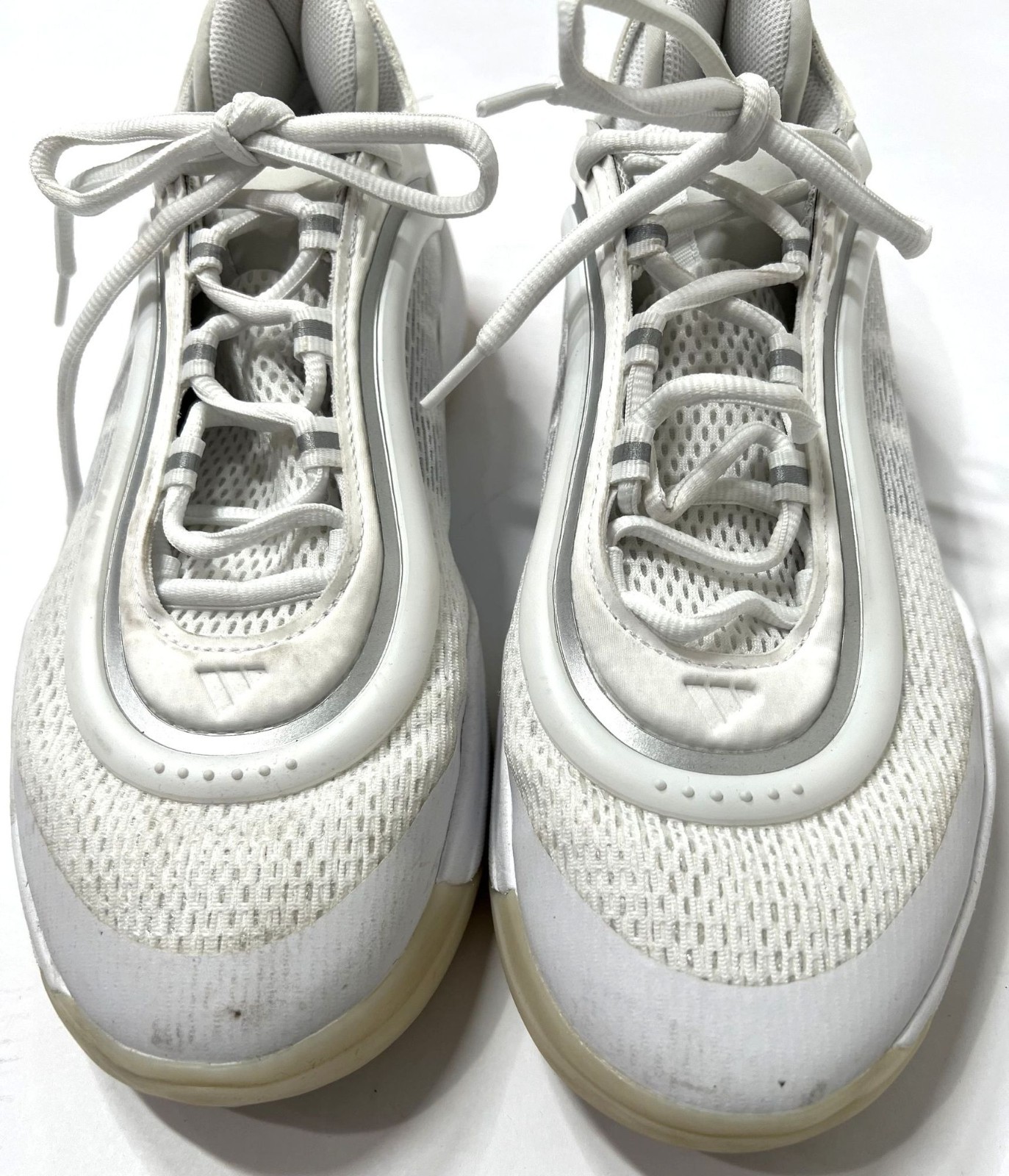 Adidas D.O.N Issue #6 Sneakers in Triple White