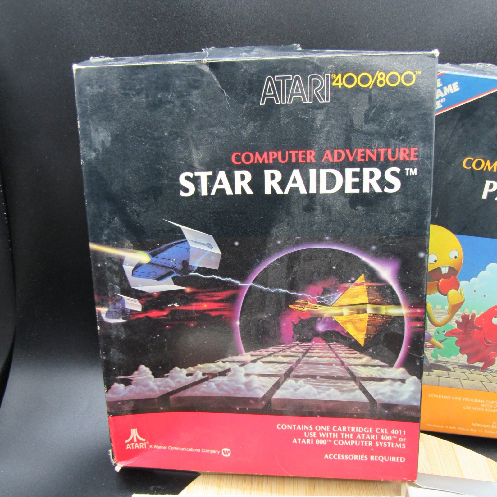 Lot of 4 Atari 400/800 Computer Game Boxes Power Supply RamCram Empty Boxes Only