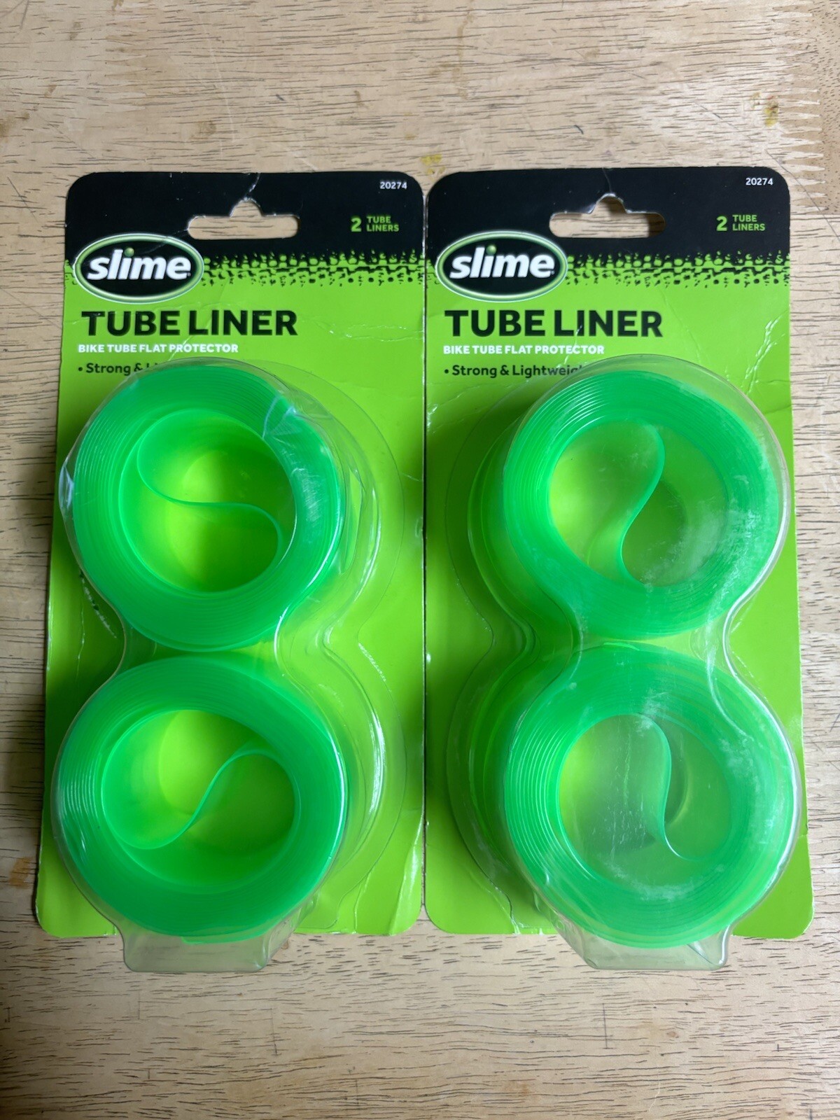 Lot Of 2 Slime 20274 Bike Tube Flat Protectors & Liners Lgtweight See Size Chart