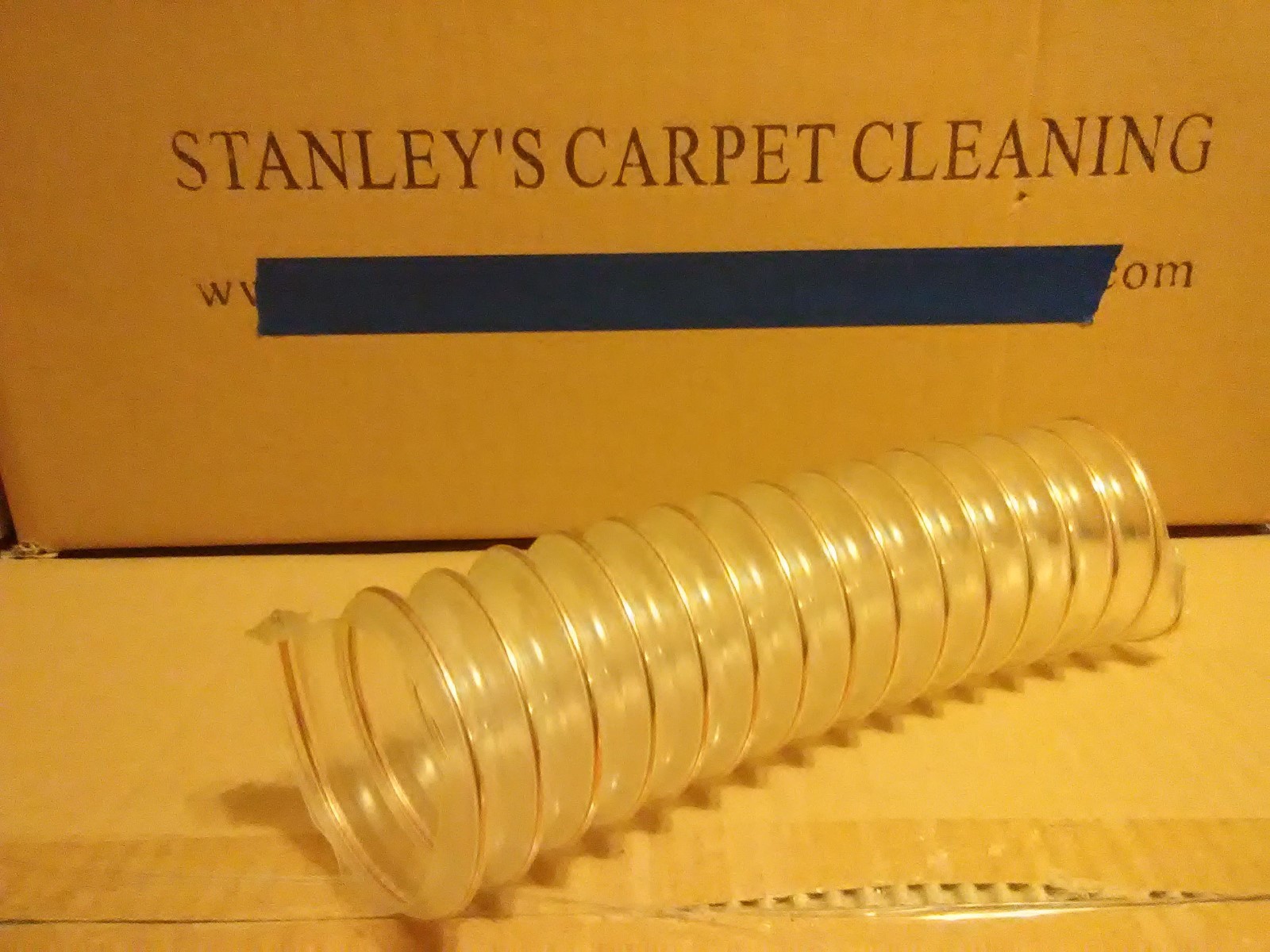 2 INCH ID PVC COPPER WIRE REINFORCED HOSE .60 THICK CARPET CLEANING