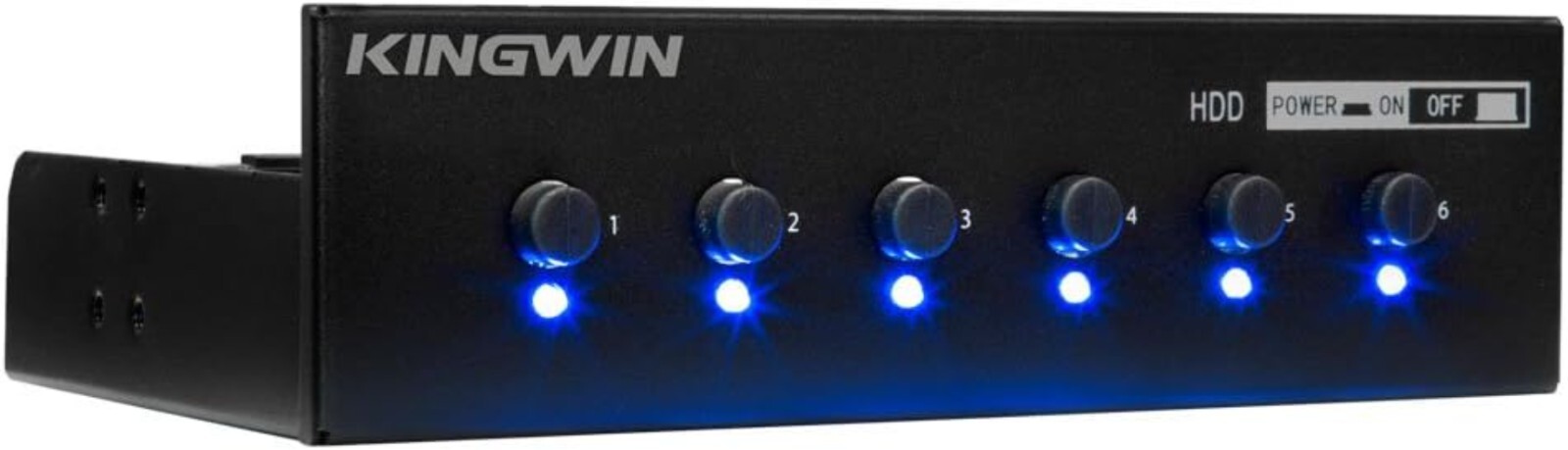 SATA HDD Power Switch Module - Control Up to 6 Drives with Blue LED Status