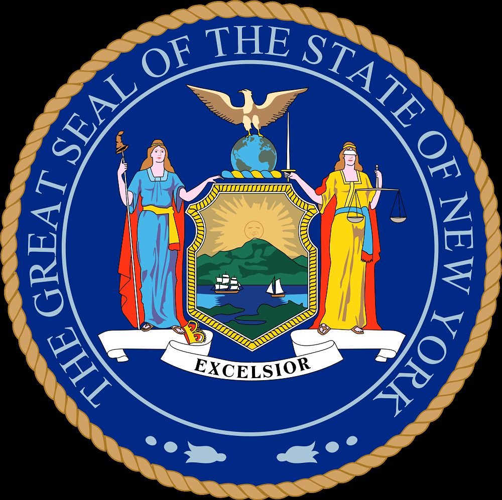 GOLF / The Great State Of New York Seal Golf Ball Marker New!!