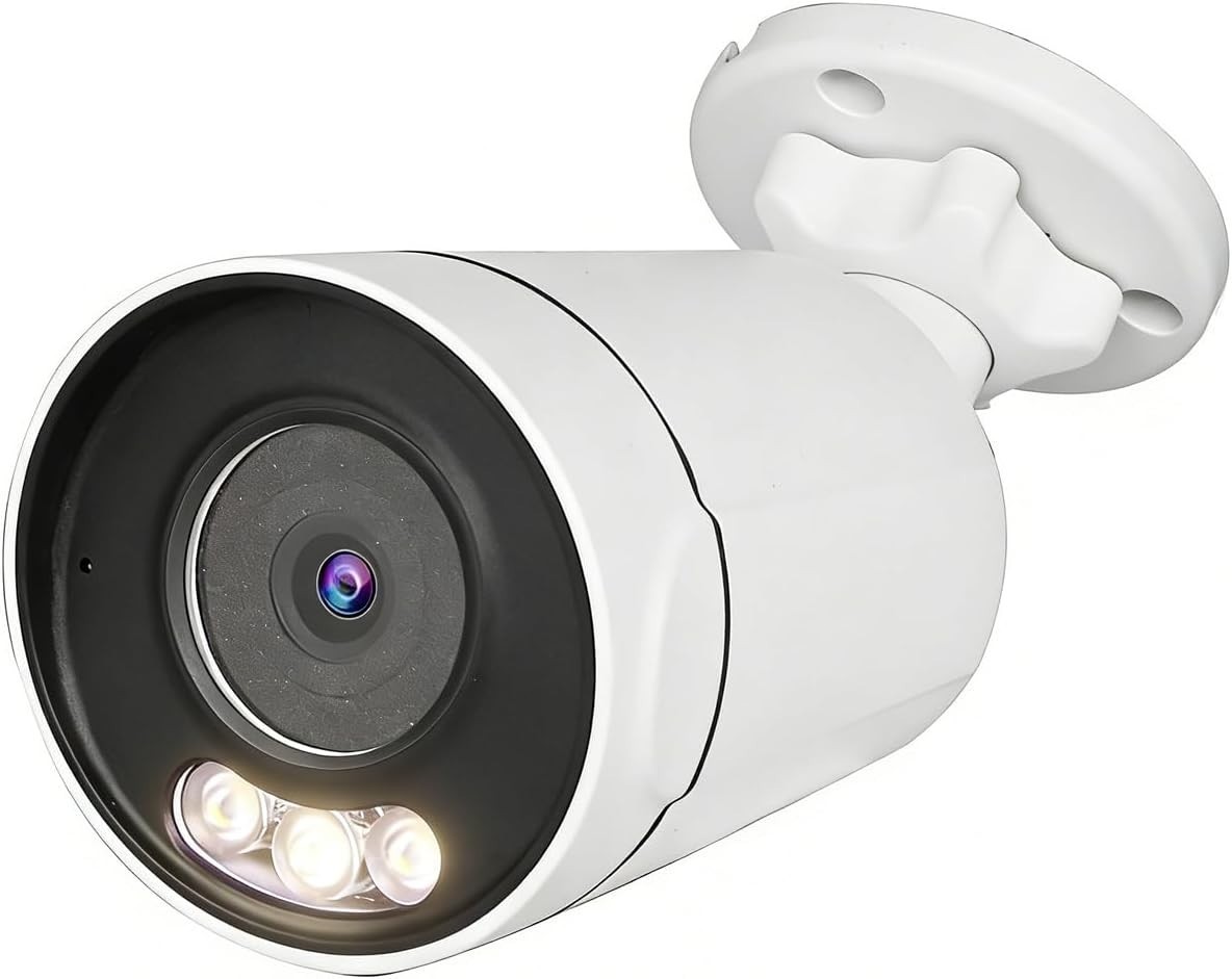 4MP PoE IP Full Color Night Vision Camera Outdoor/Indoor Metal Housing 2.8mm