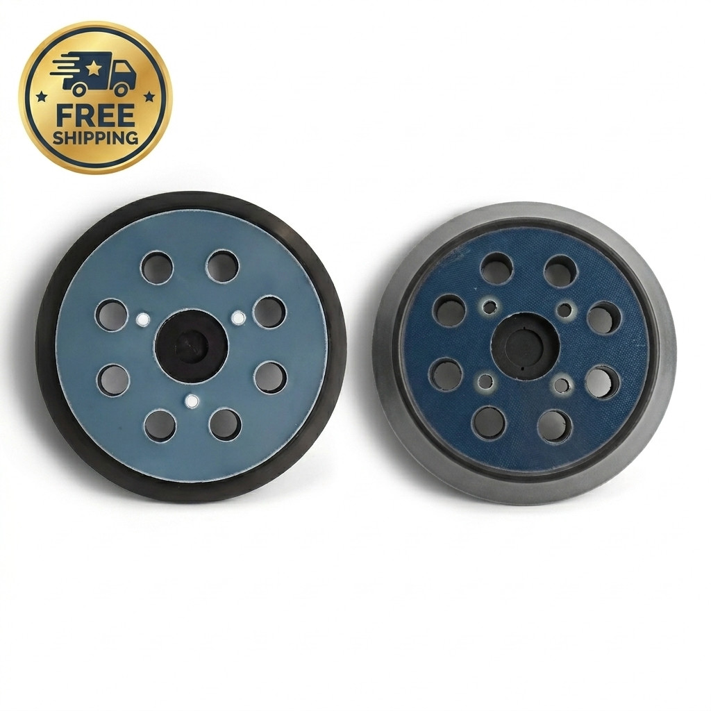5in Orbital Sander Replacement Pad Hook Loop 8-Hole for 3-Screw 4-Screw Sanders
