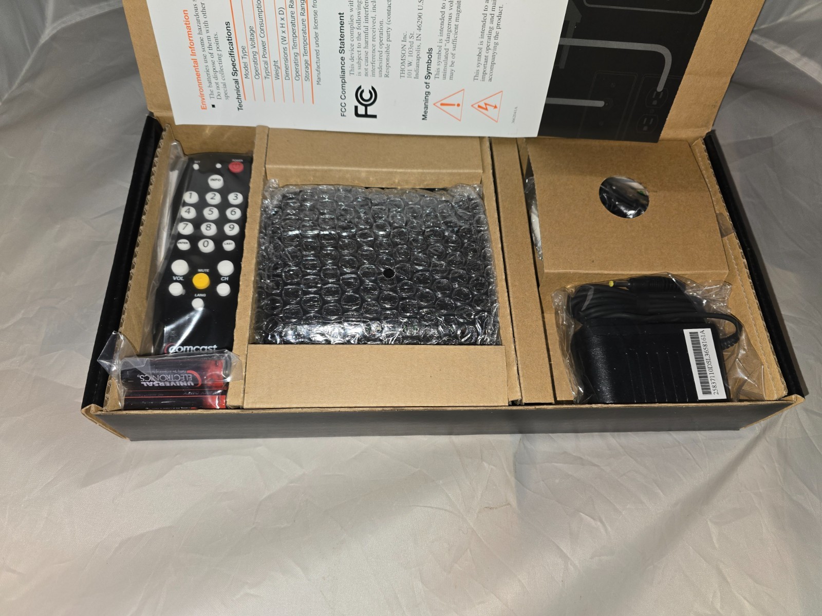 Comcast Xfinity Digital Transport Adapter Self-Installation Kit DCI1011COM New