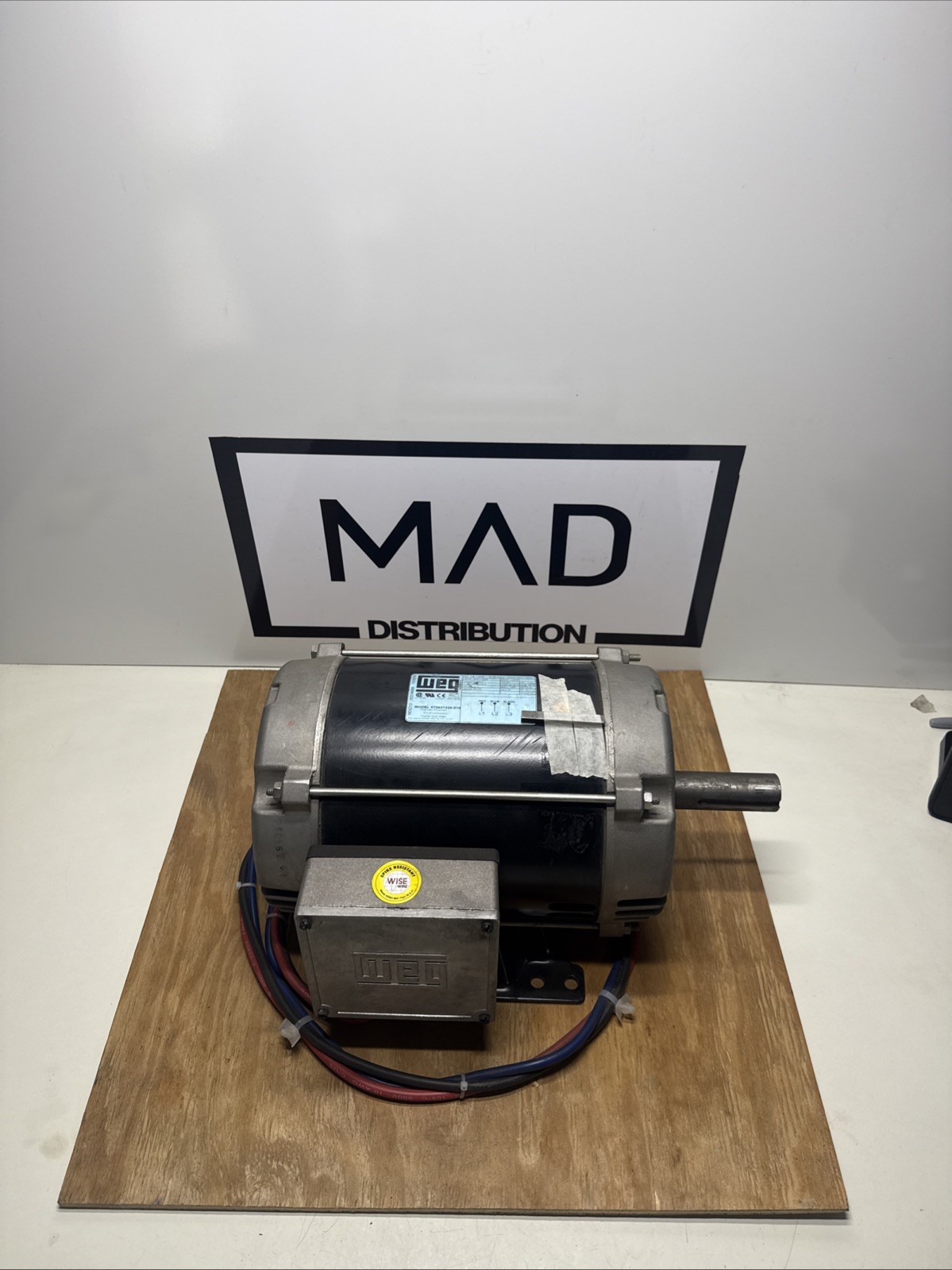 WEG MOTOR 7.5/5 HP MODEL X70421324-010 3465/2890 RPM 460 380-415 V 3 PH
